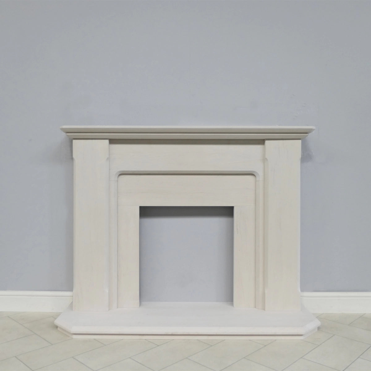 Limestone Fireplace Surround - Augusta Portuguese Limestone