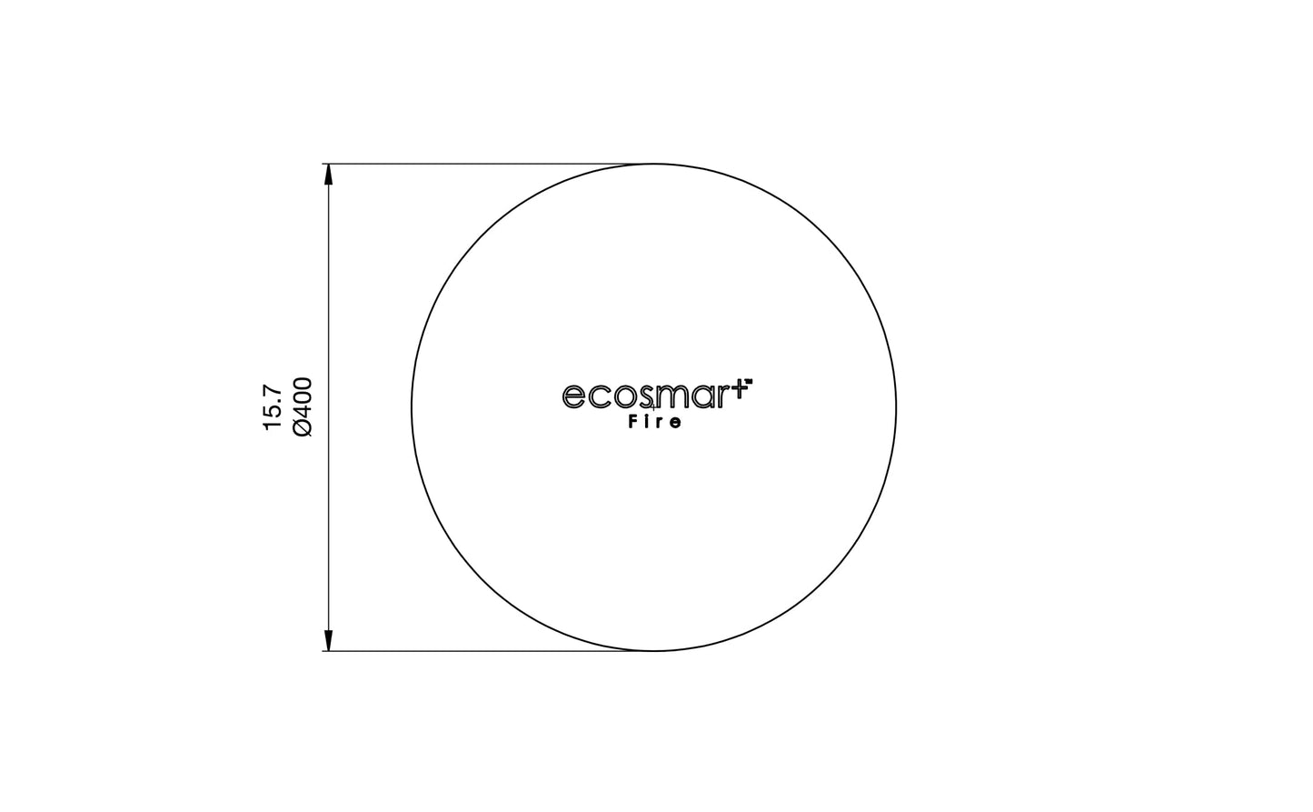 EcoSmart Fire AB8 Burner Cover