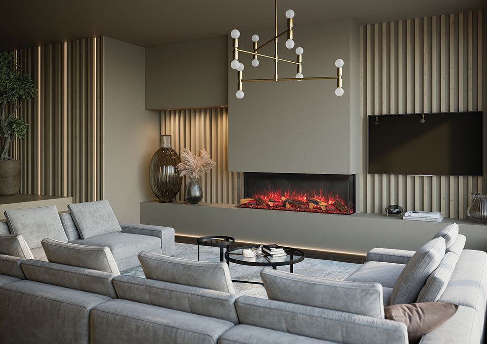 Onyx Avanti 150RW Three Sided - Electric Fires