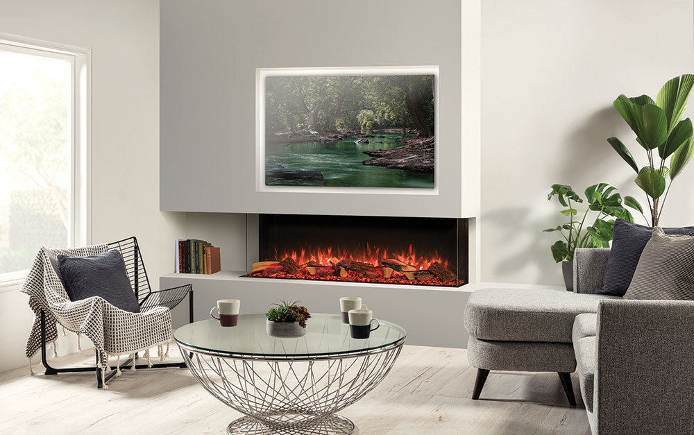 Onyx Avanti 150RW Three Sided - Electric Fires