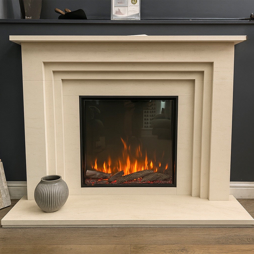 Brook Limestone Fireplace Surround