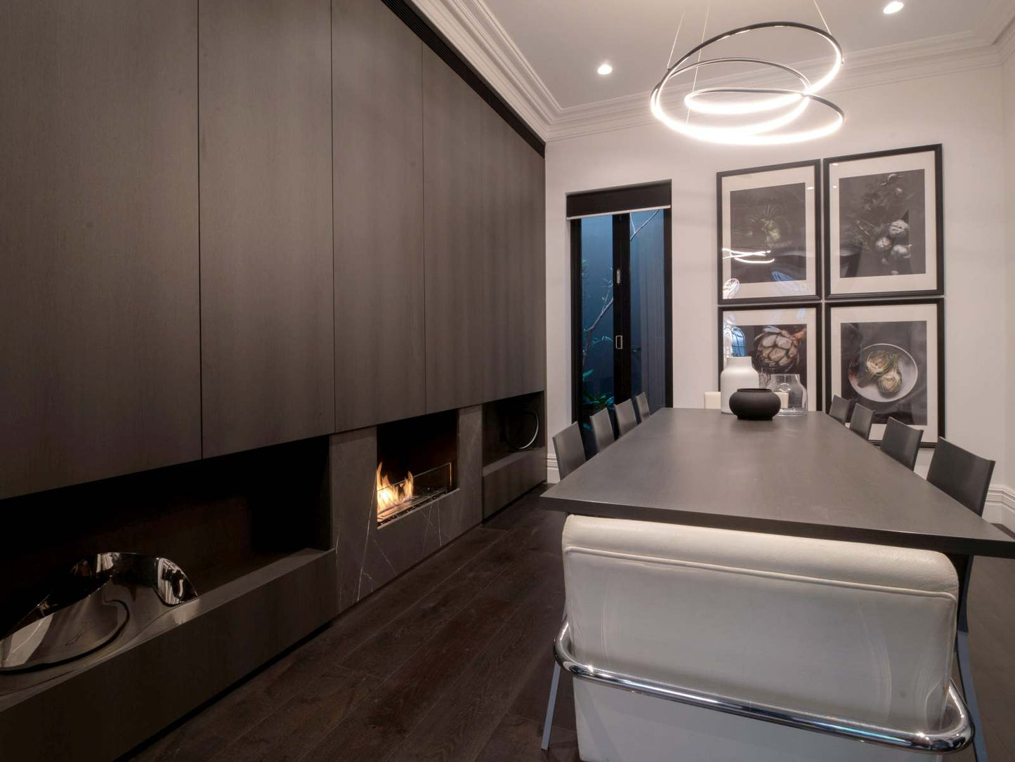EcoSmart Flex Bioethanol Fireplace 32SS Single Sided Black
