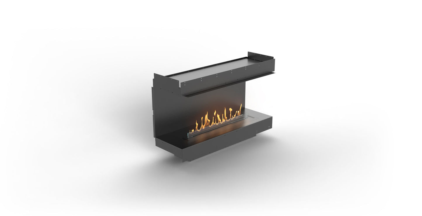 Planika Forma Bioethanol Fireplace - Forma 1200 Three Sided with FLA 4 plus 990