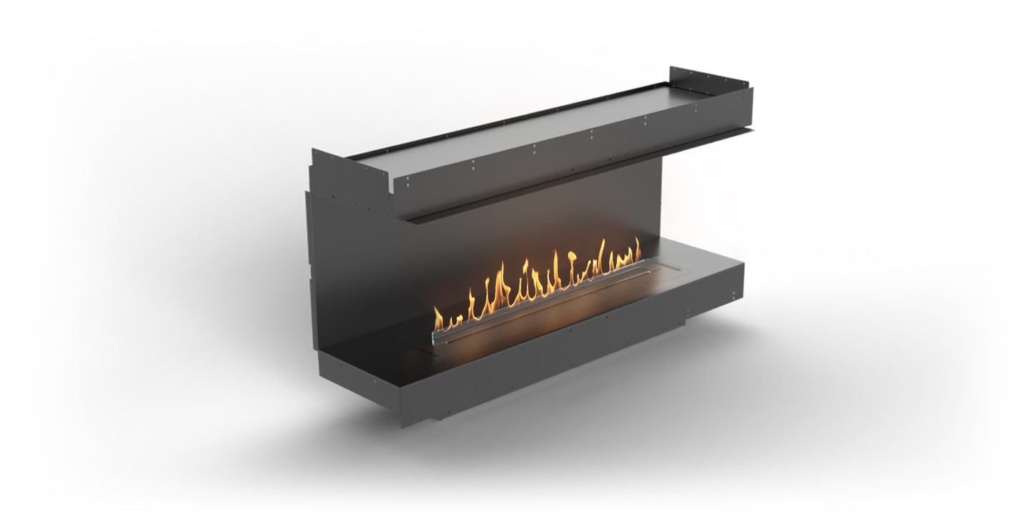 Planika Forma Bioethanol Fireplace - Forma 1500 Three Sided with FLA 4 1190