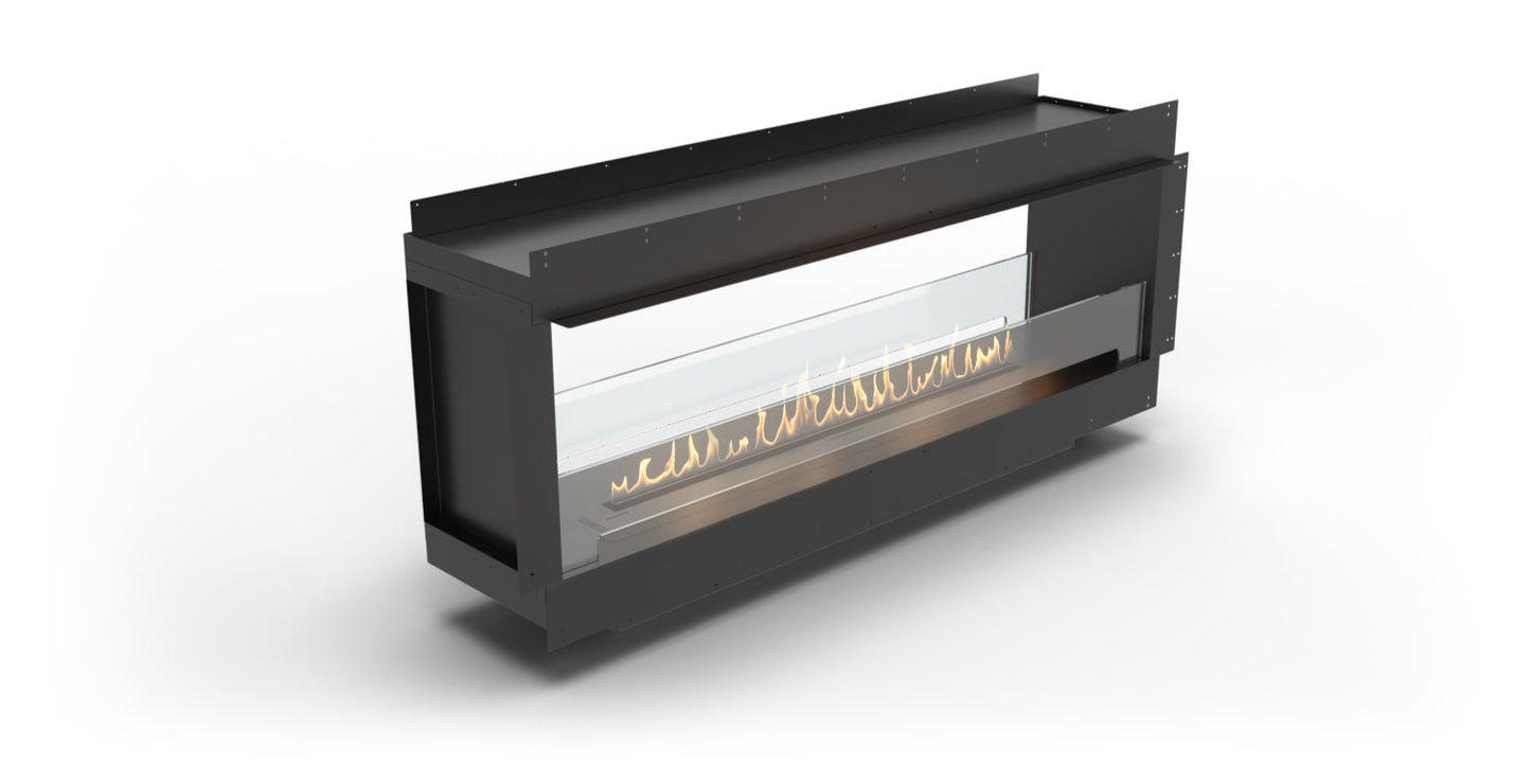 Planika Forma Bioethanol Fireplace - Forma 1800 Tunnel with FLA 4 plus 1490