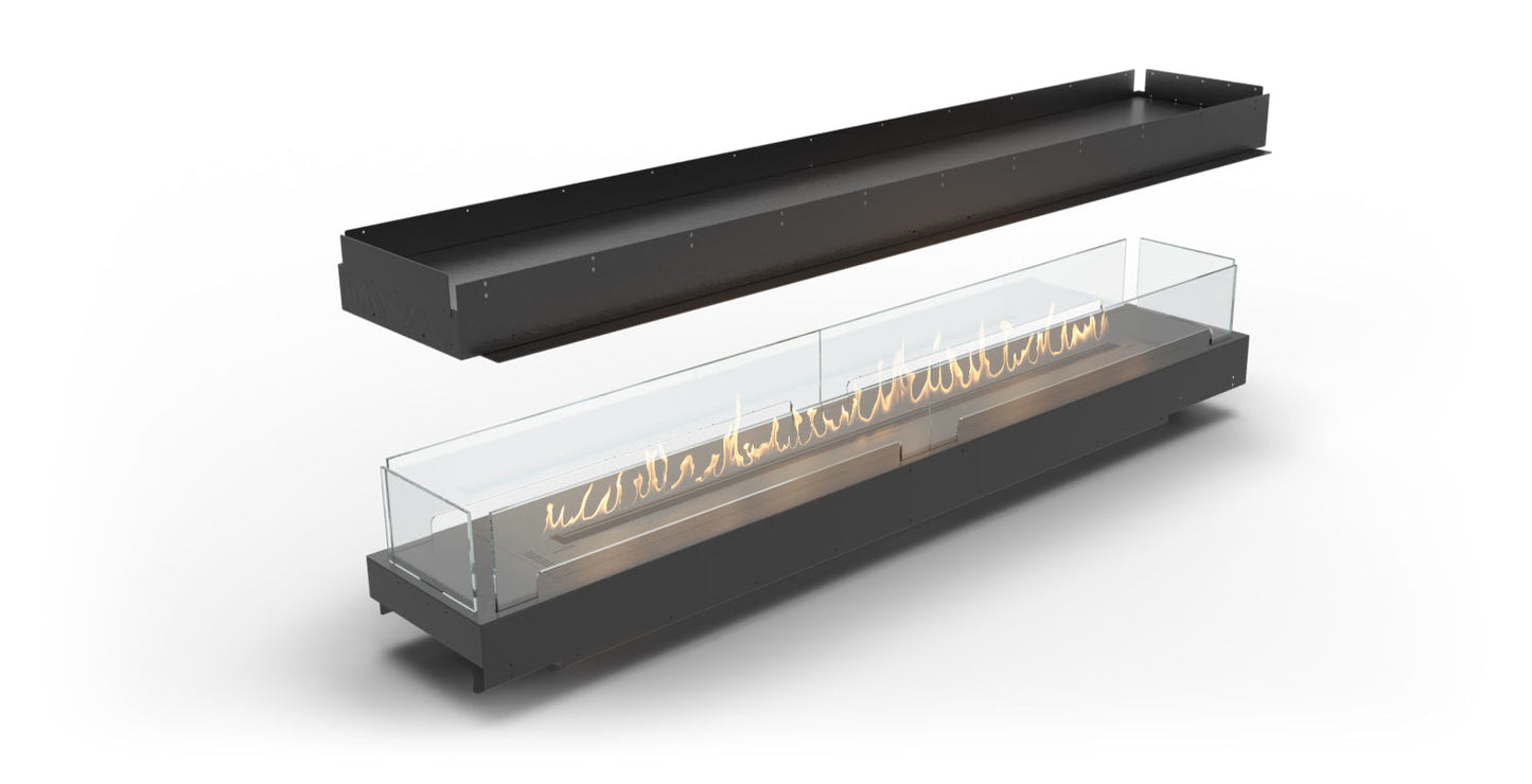 Planika Forma Bioethanol Fireplace - Forma 2300 Island with FLA 4 plus 1990