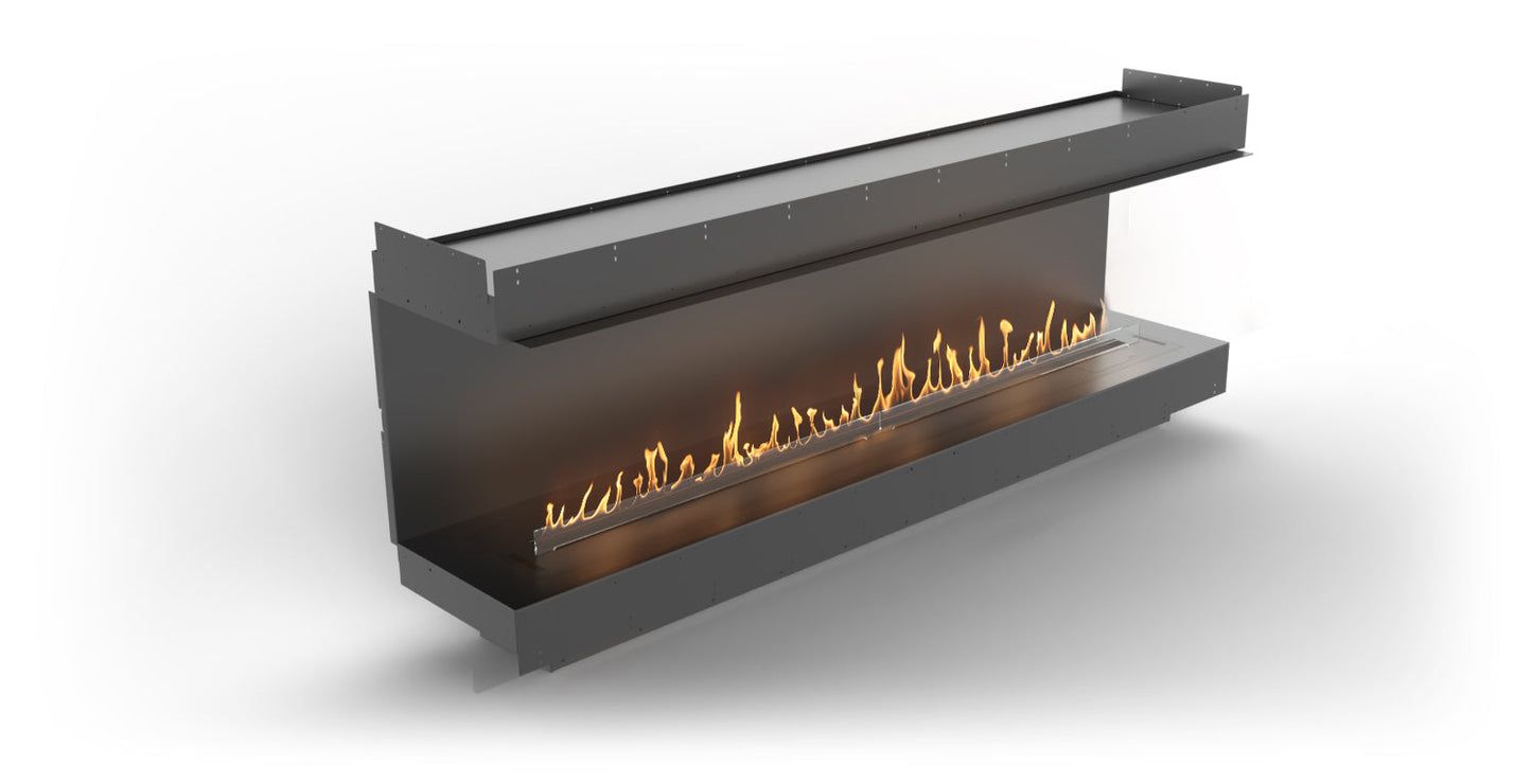 Planika Forma Bioethanol Fireplace - Forma 2300 Three Sided with FLA 4 plus 1990