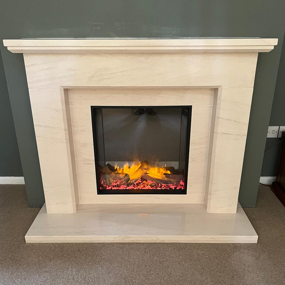 Finch Limestone Fireplace Surround