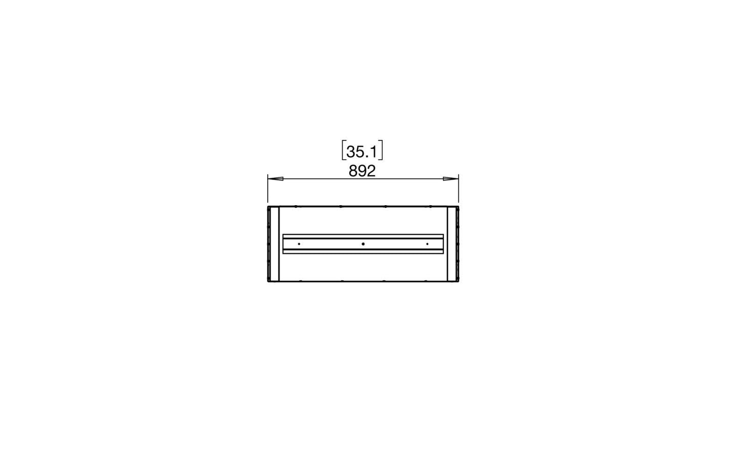 EcoSmart Flex Bioethanol Fireplace 32IL Island Black