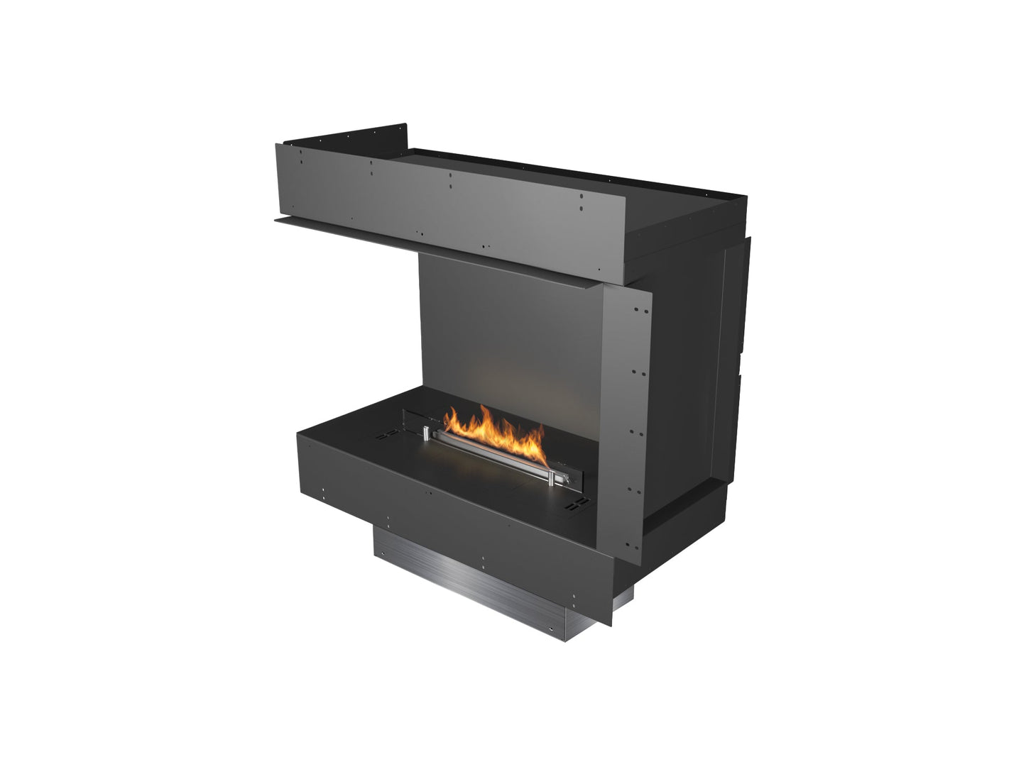 Planika Forma Bioethanol Fireplace 800 Left Corner with Prime Fire 2.0 590