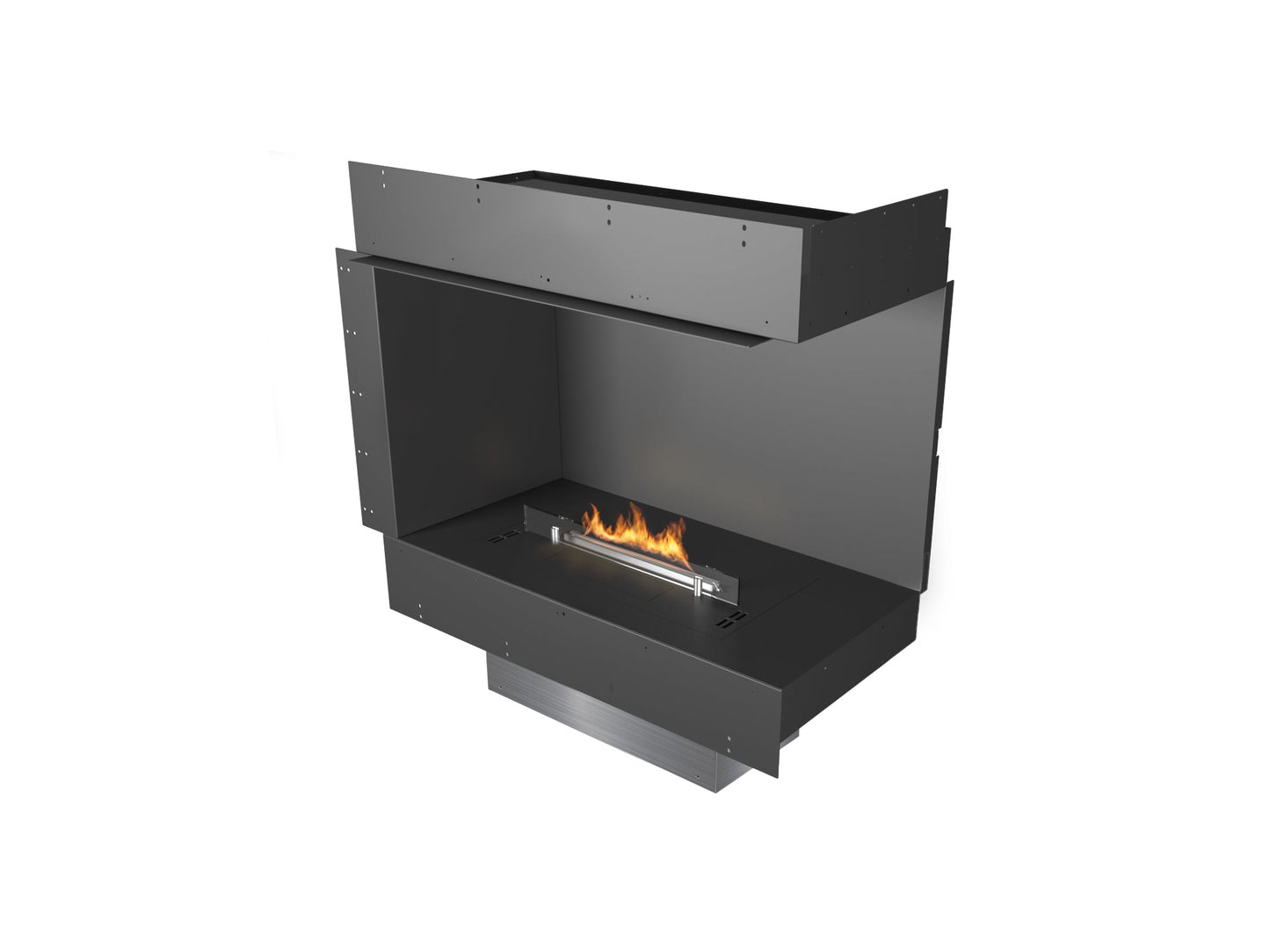 Planika Forma Bioethanol Fireplace 800 Right Corner with Prime Fire 2.0 590