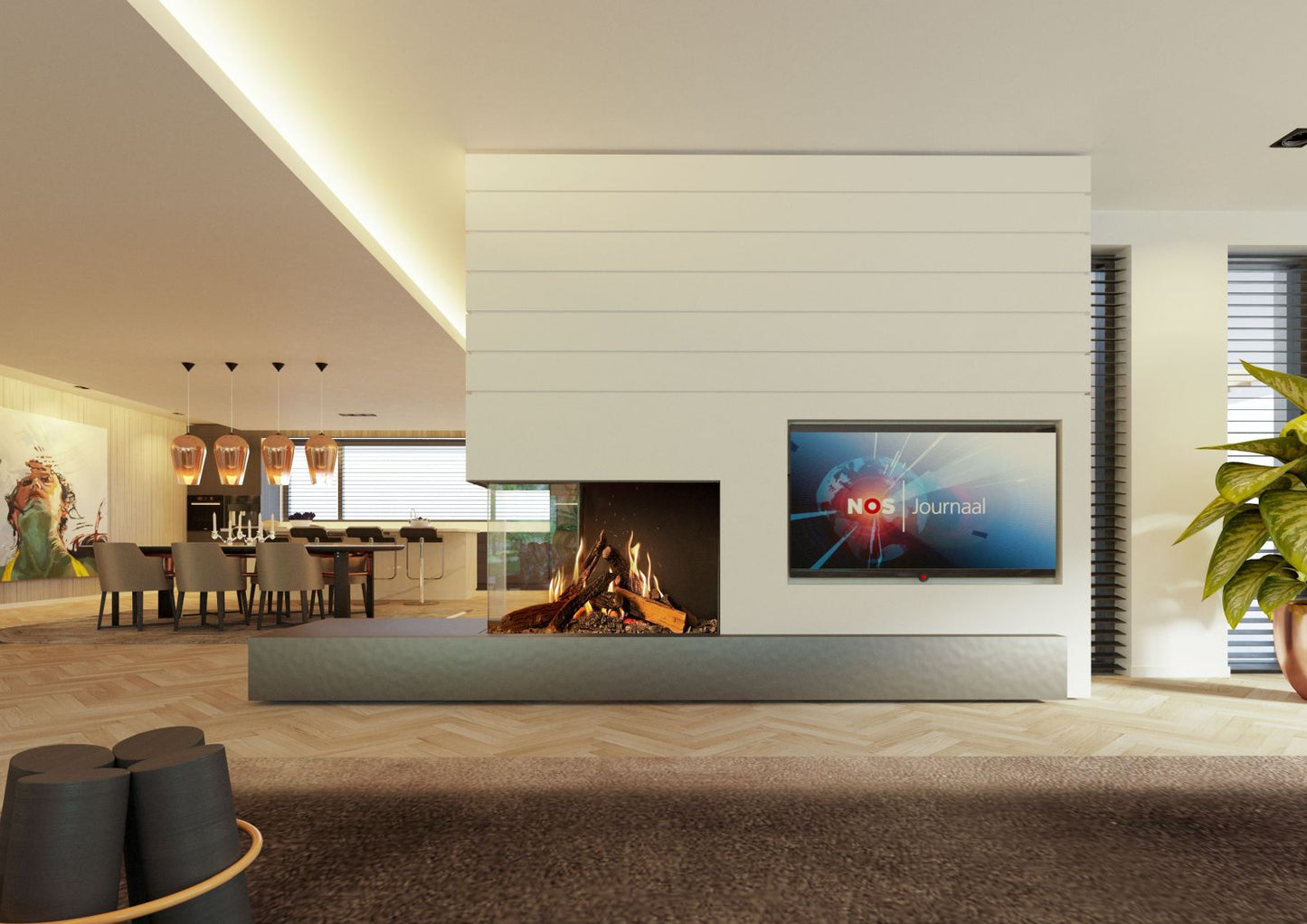 Kalfire GP115 75R Gas Fireplace