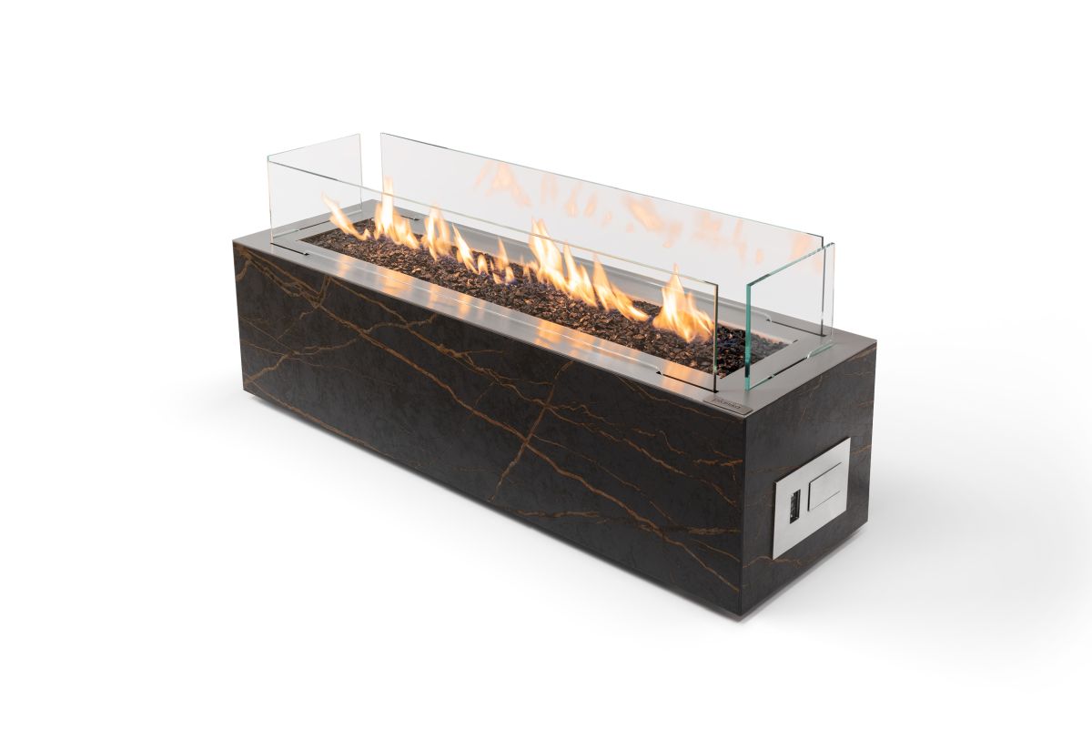 Planika Glaxy Laurent Outdoor Gas Fireplace Firebox