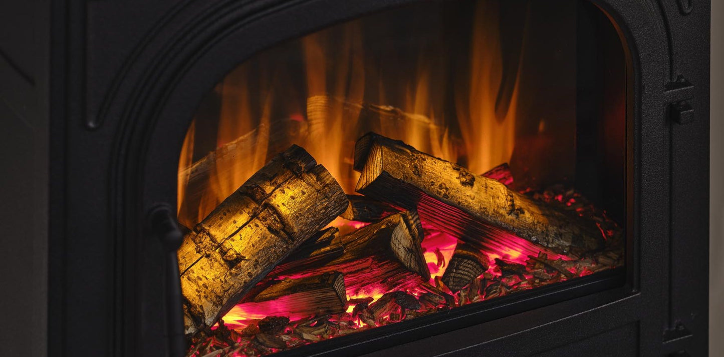 British Fires Hinton - Iron Electric Stove