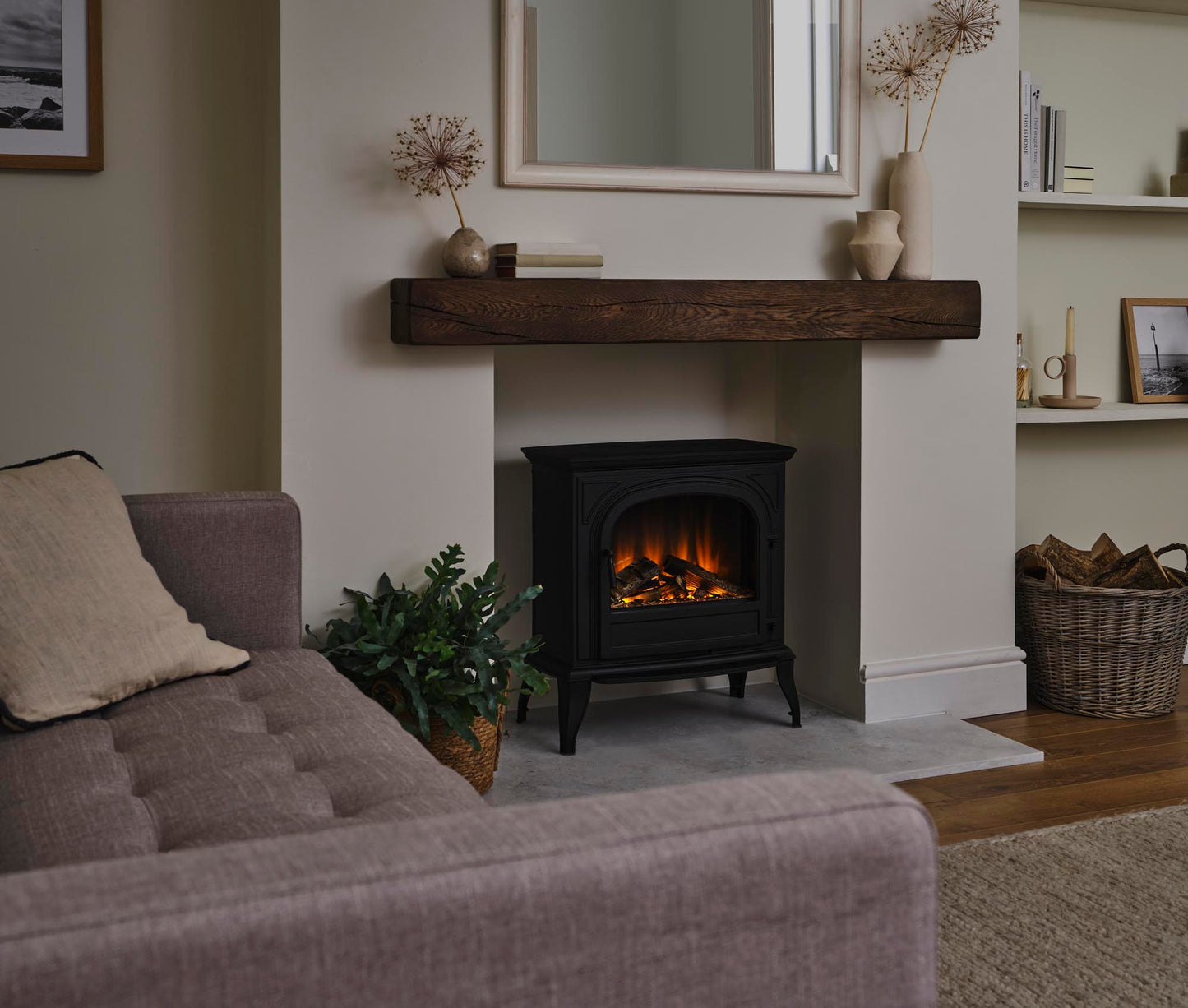 British Fires Hinton - Iron Electric Stove