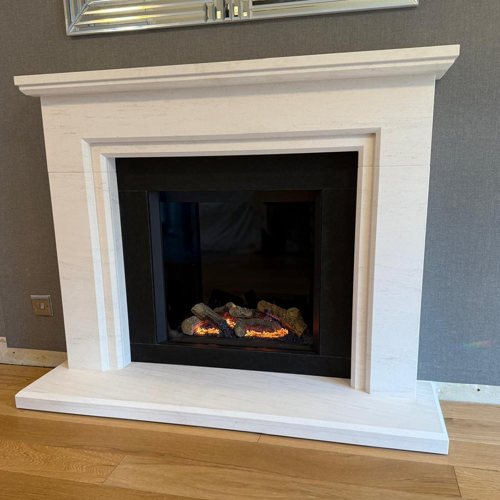 Lefondra Limestone Fireplace Surround