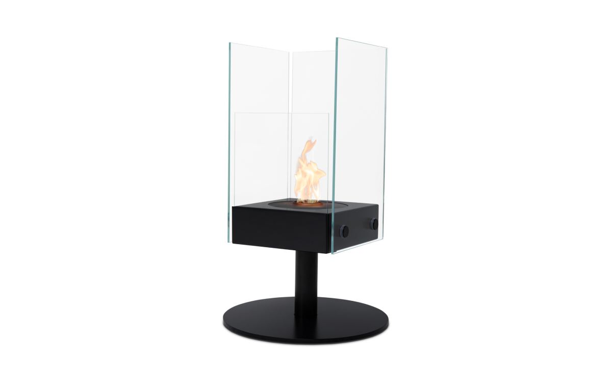 EcoSmart Fire Bioethanol Free Standing Orbit Black