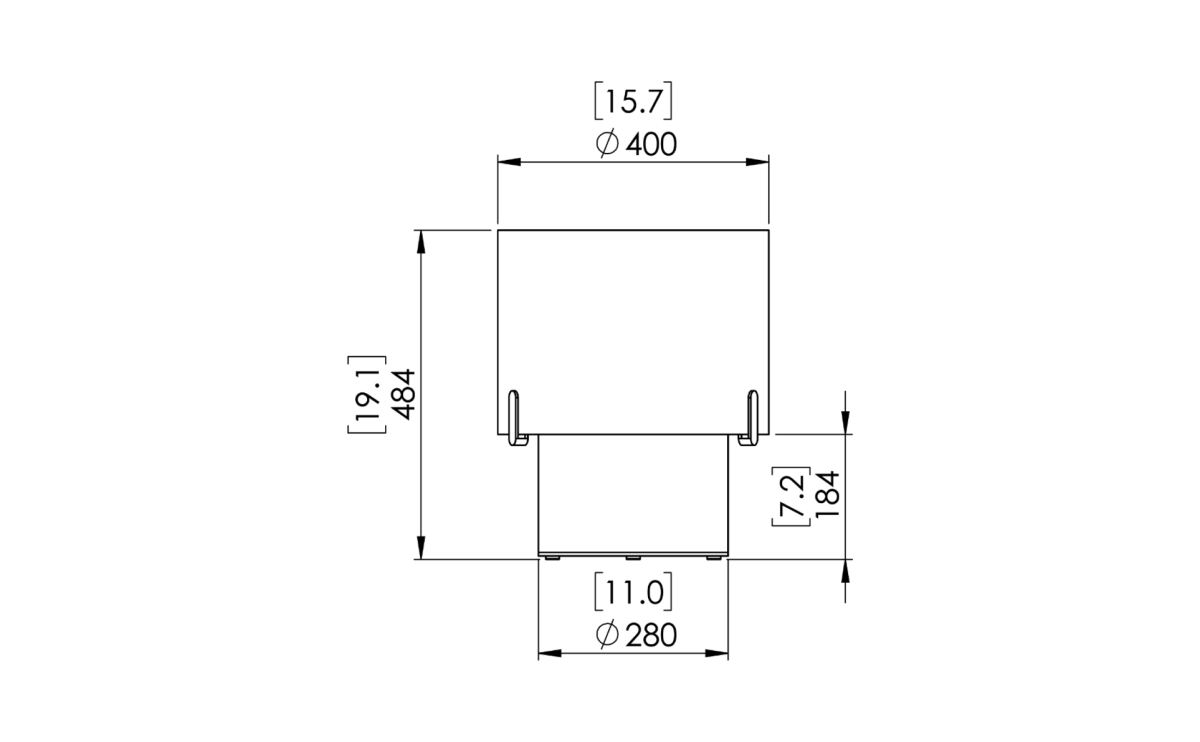 EcoSmart Fire Bioethanol Free Standing Pillar 3L
