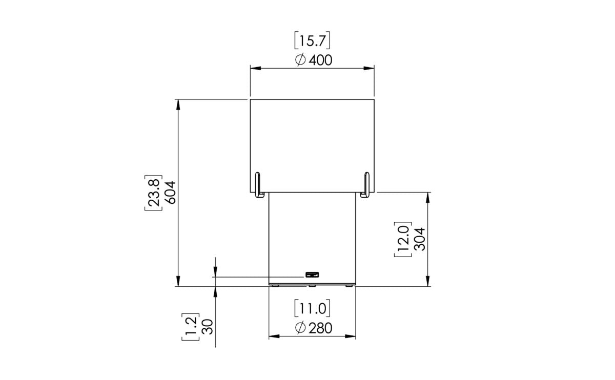 EcoSmart Fire Bioethanol Free Standing Pillar 3T
