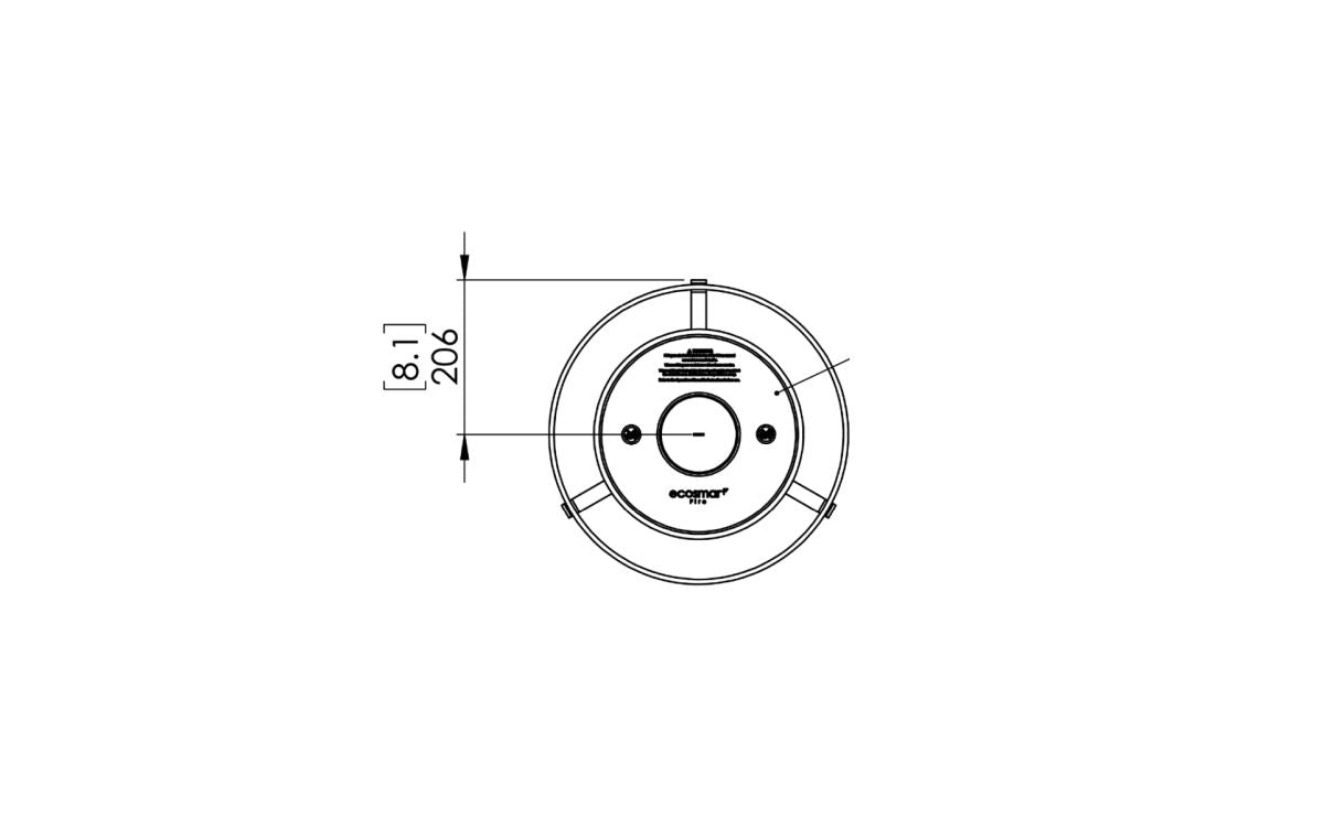 EcoSmart Fire Bioethanol Free Standing Pillar 3T