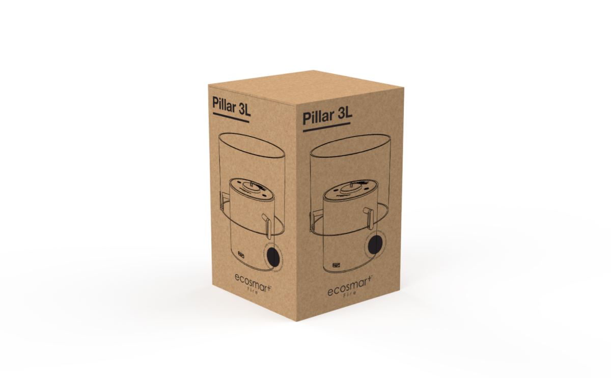 EcoSmart Fire Bioethanol Free Standing Pillar 3L