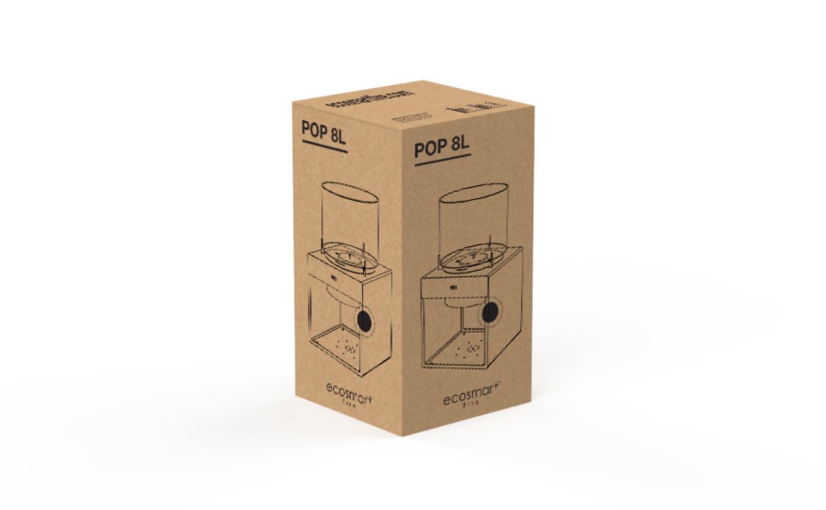 EcoSmart Fire Bioethanol Free Standing Pop 8L