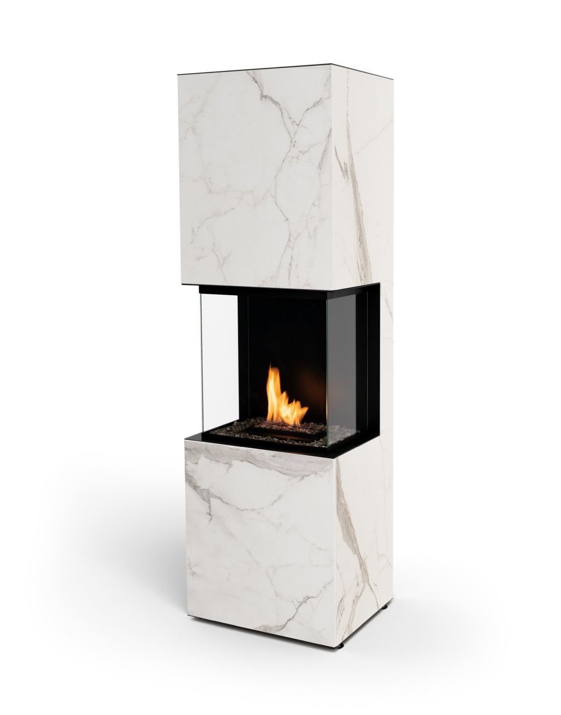 Planika Freestanding Bioethanol Fireplace - Planika Rock Daze