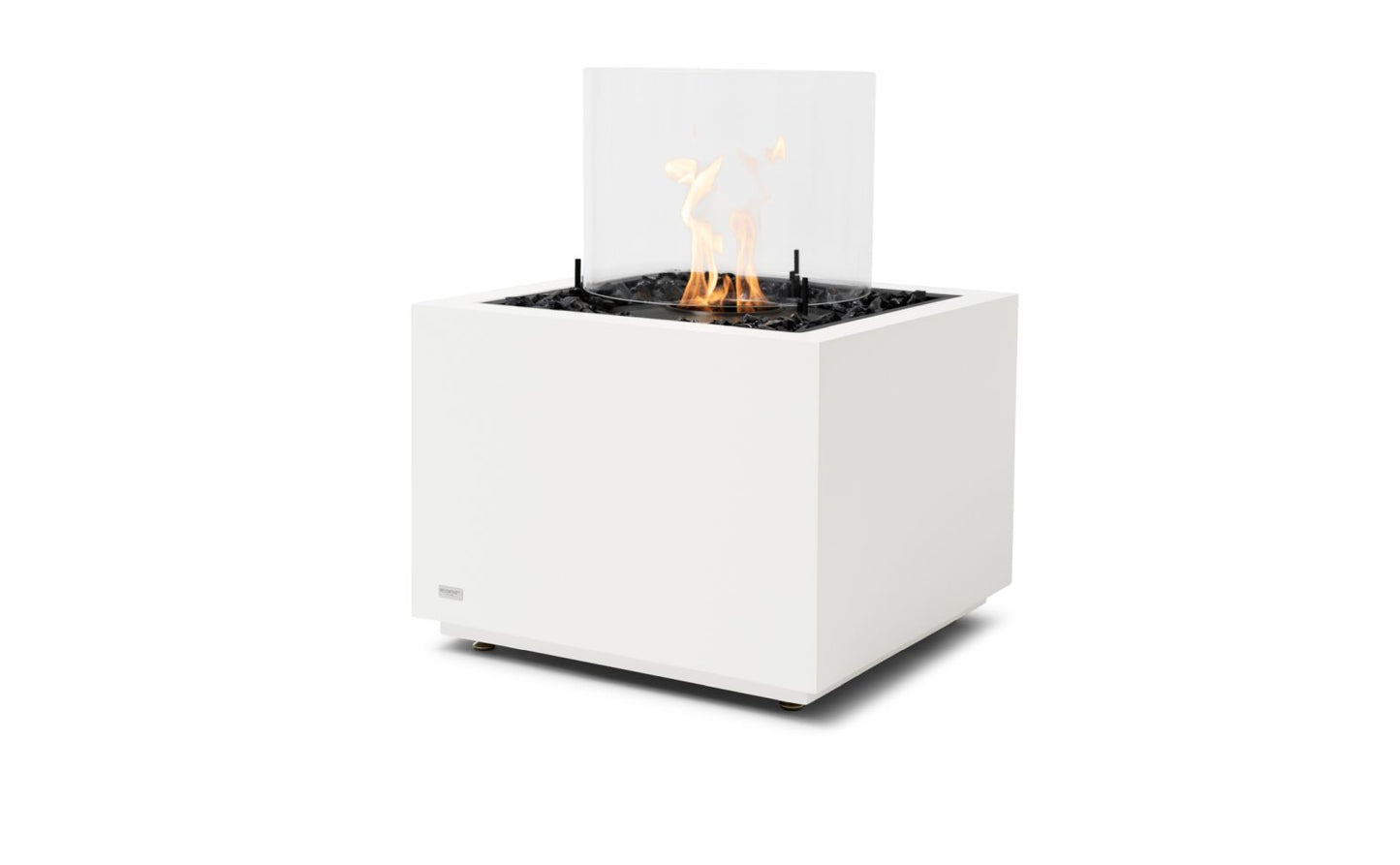 EcoSmart Fire Sidecar 24 Bioethanol Fire Pit Table Bone