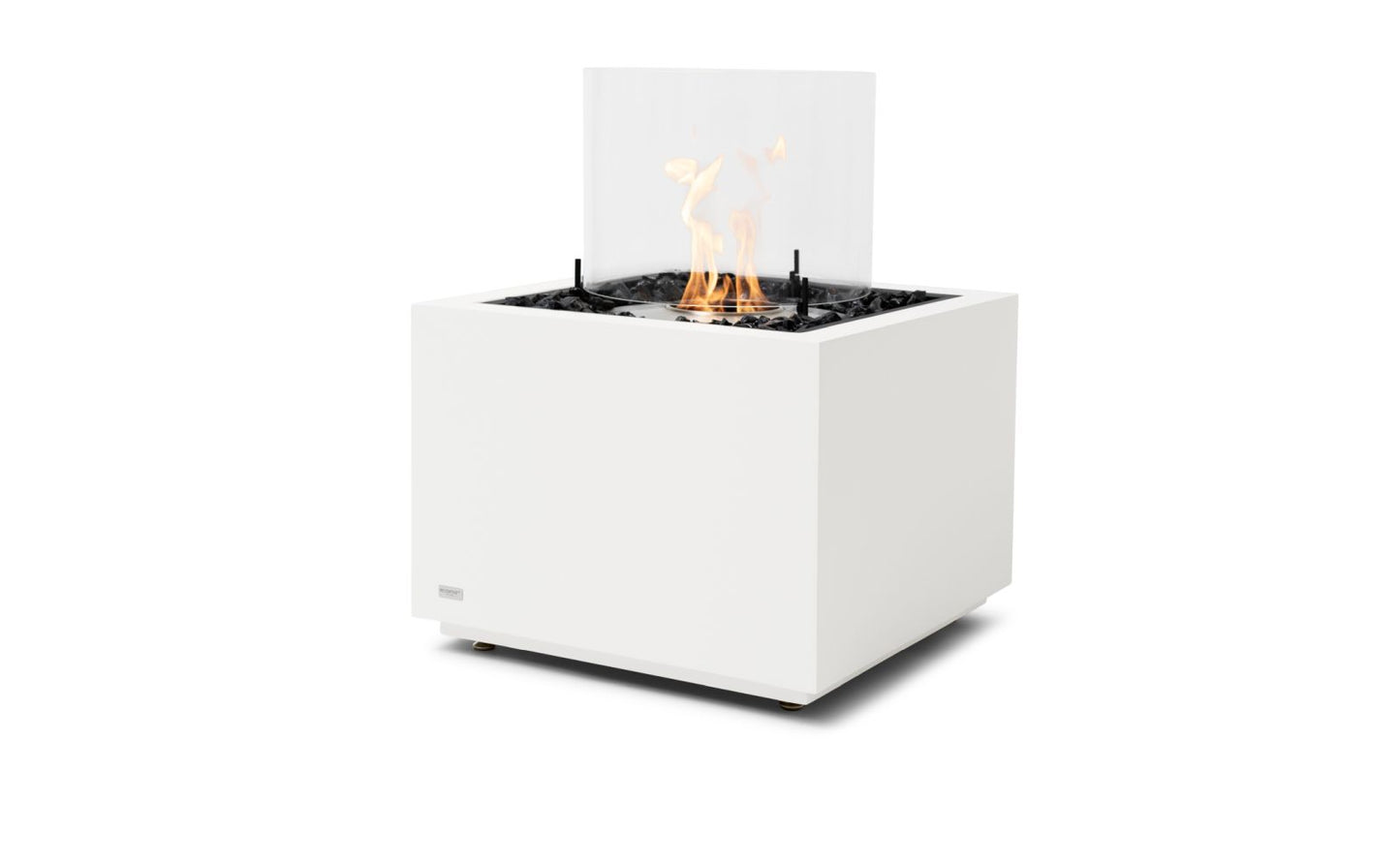 EcoSmart Fire Sidecar 24 Bioethanol Fire Pit Table Bone