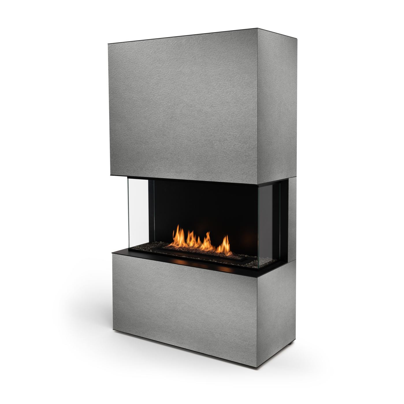 Planika Freestanding Bioethanol Fireplace - Planika Stone Kreta