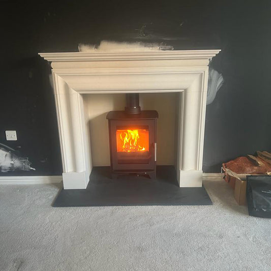 Valentino Limestone Fireplace Surround