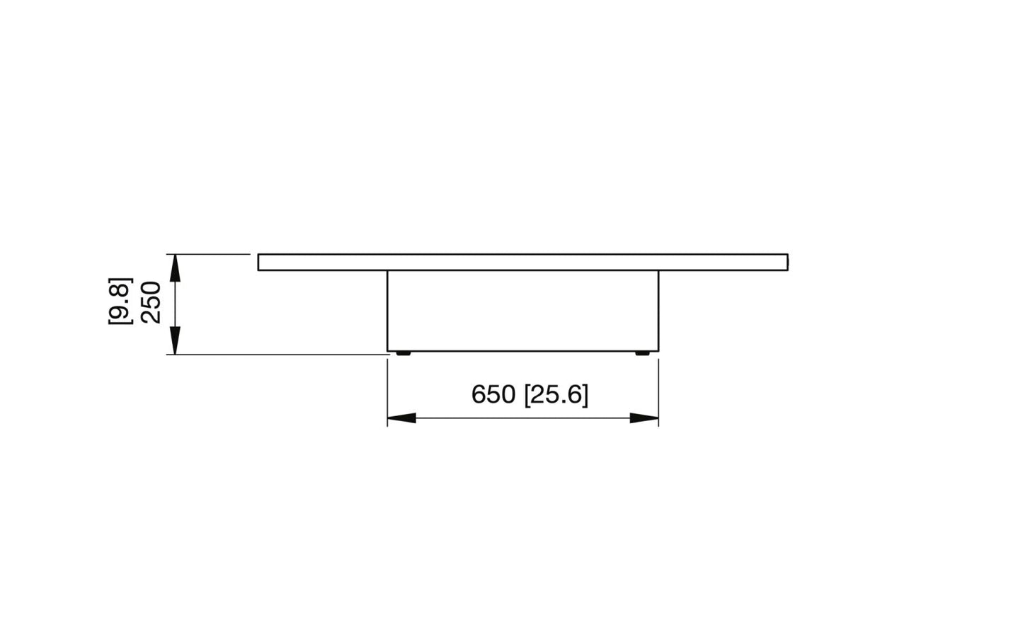 EcoSmart Fire Vertigo 50 Gas Fire Pit Table Bone