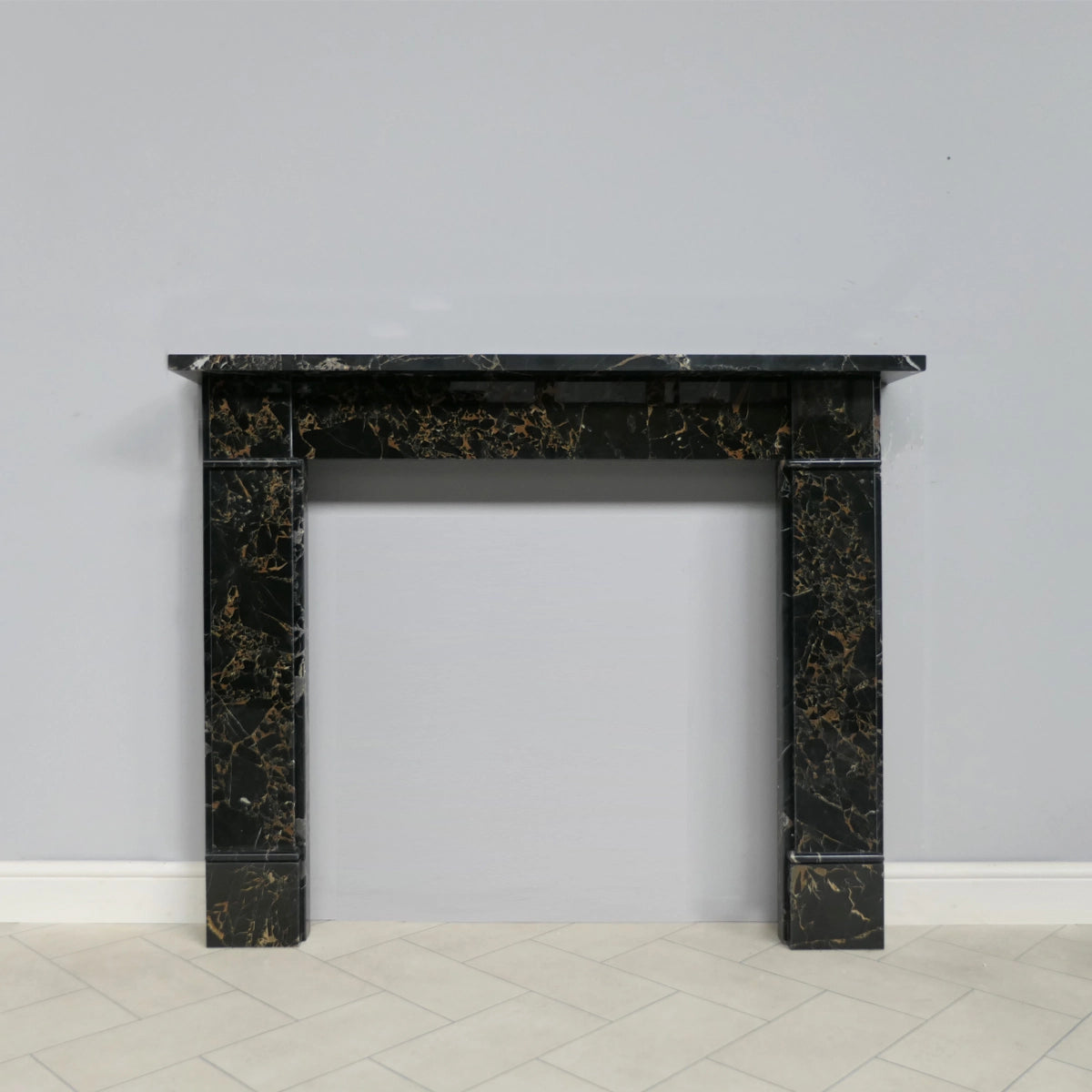 Marble Fireplace Surround - Victorian Classic 54" Golden Portoro, 75mm rebate - Polished