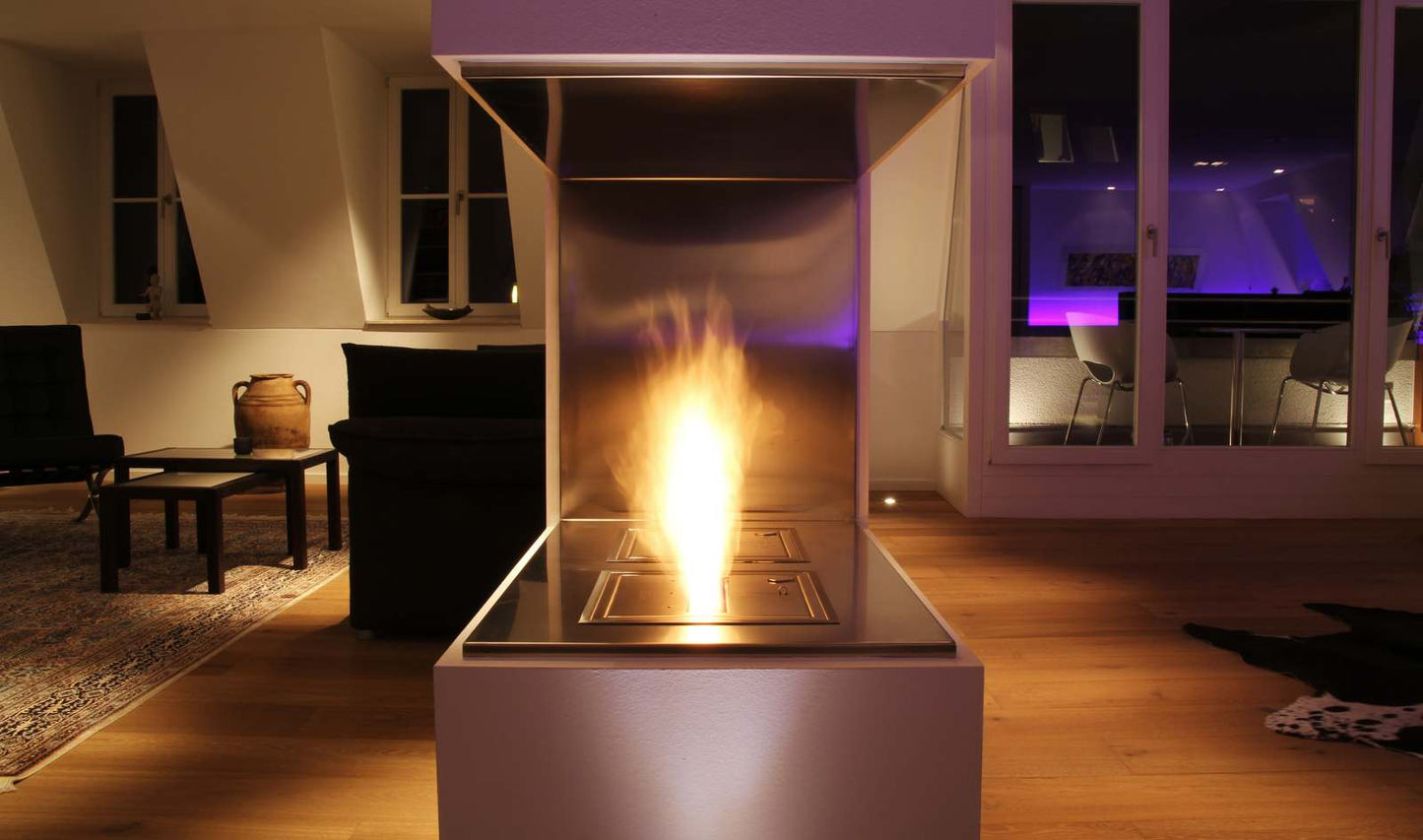 EcoSmart Fire BK5 Ethanol Burner Stainless Steel