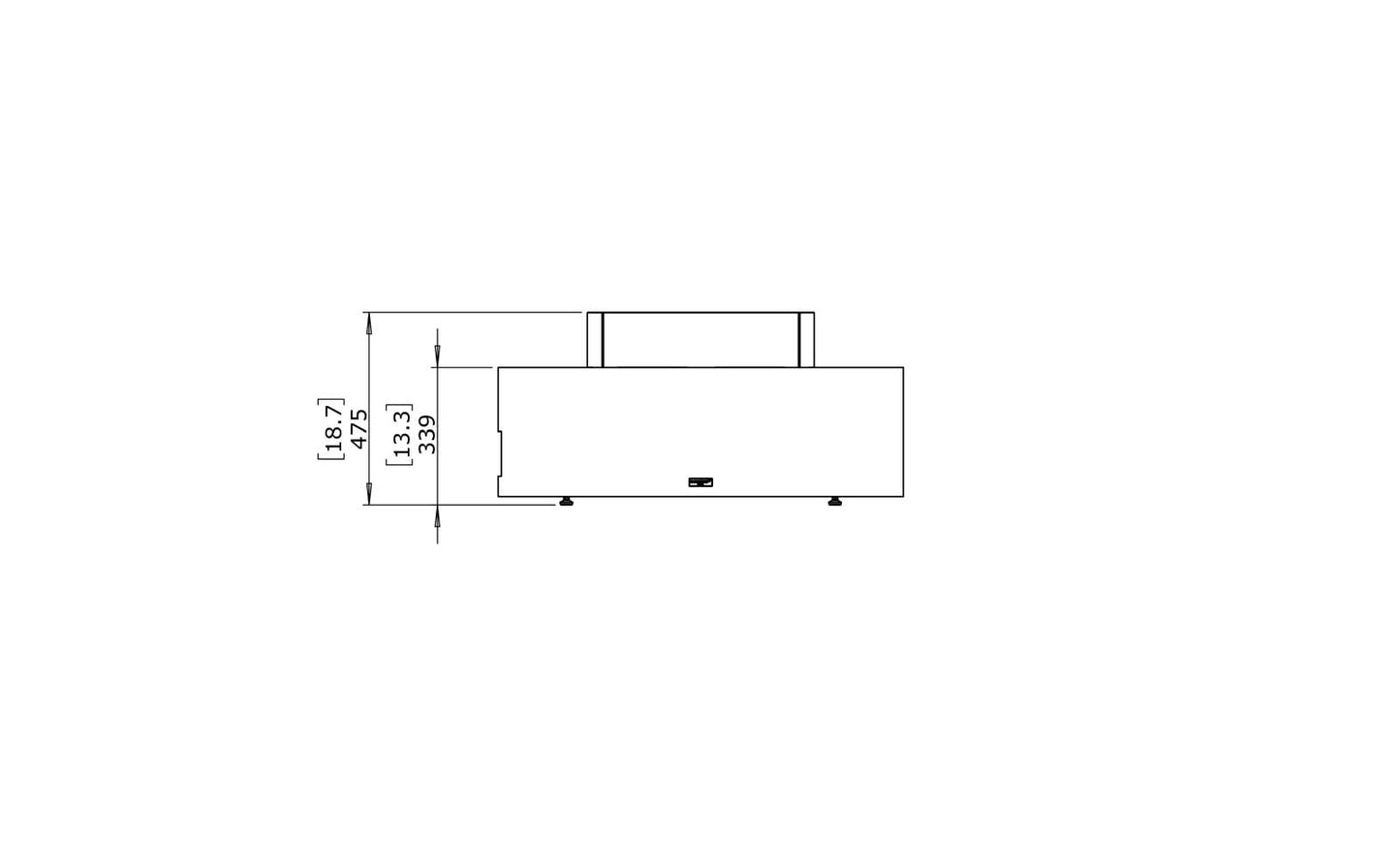 EcoSmart Fire Ark 40 Fire Pit Table Natural
