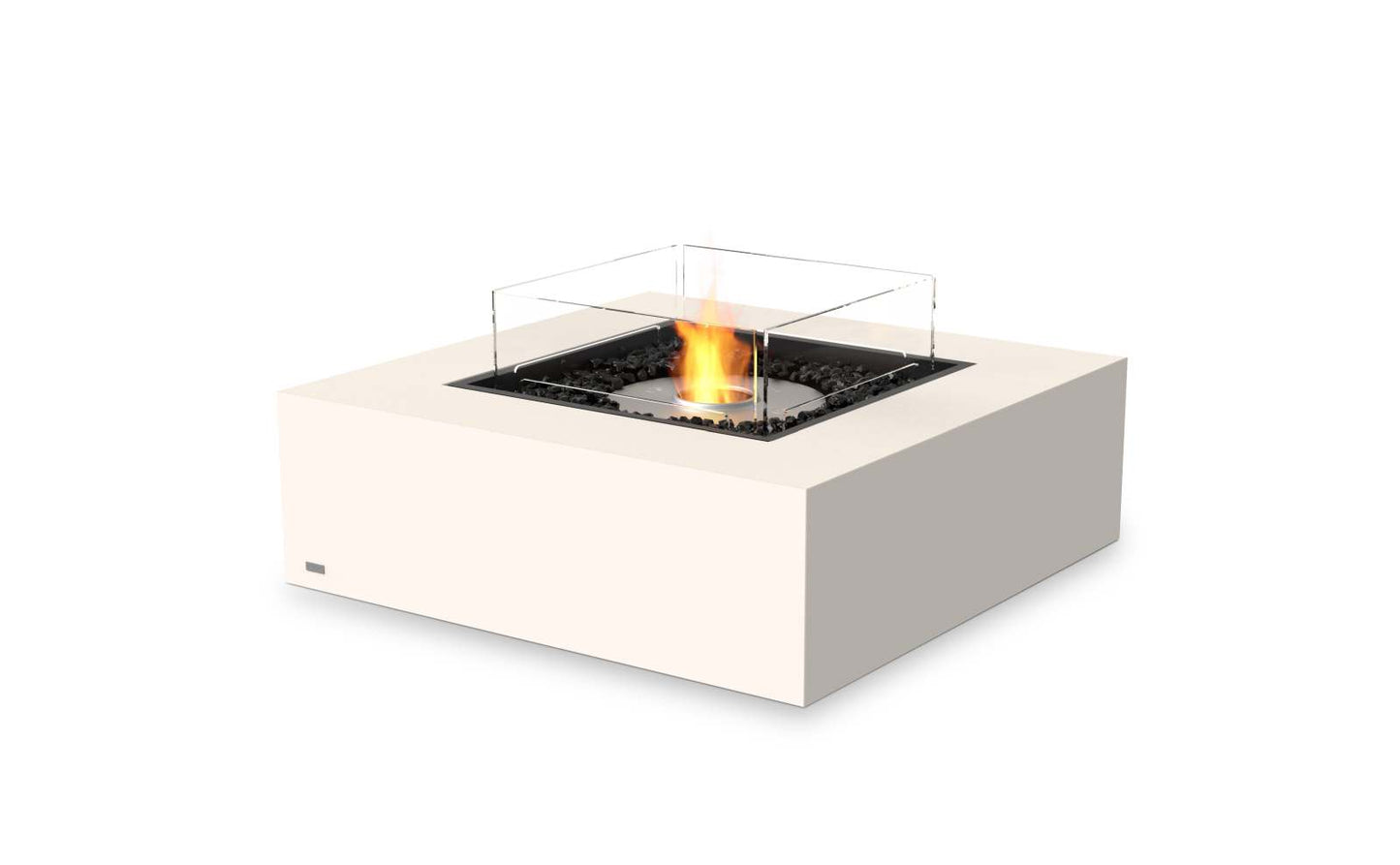 EcoSmart Fire Base 40 Bioethanol Fire Pit Table Bone