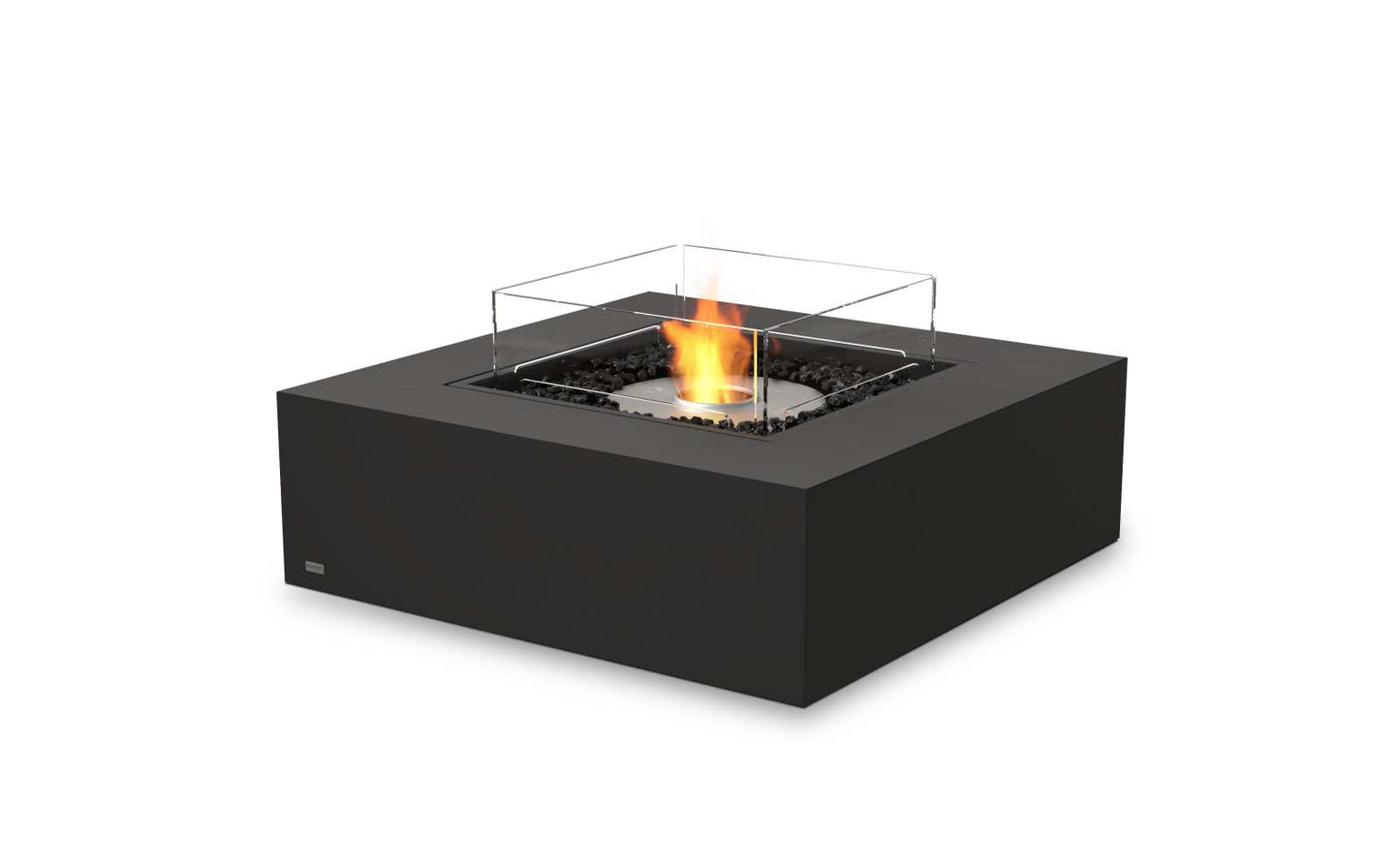 EcoSmart Fire Base 40 Bioethanol Fire Pit Table Graphite