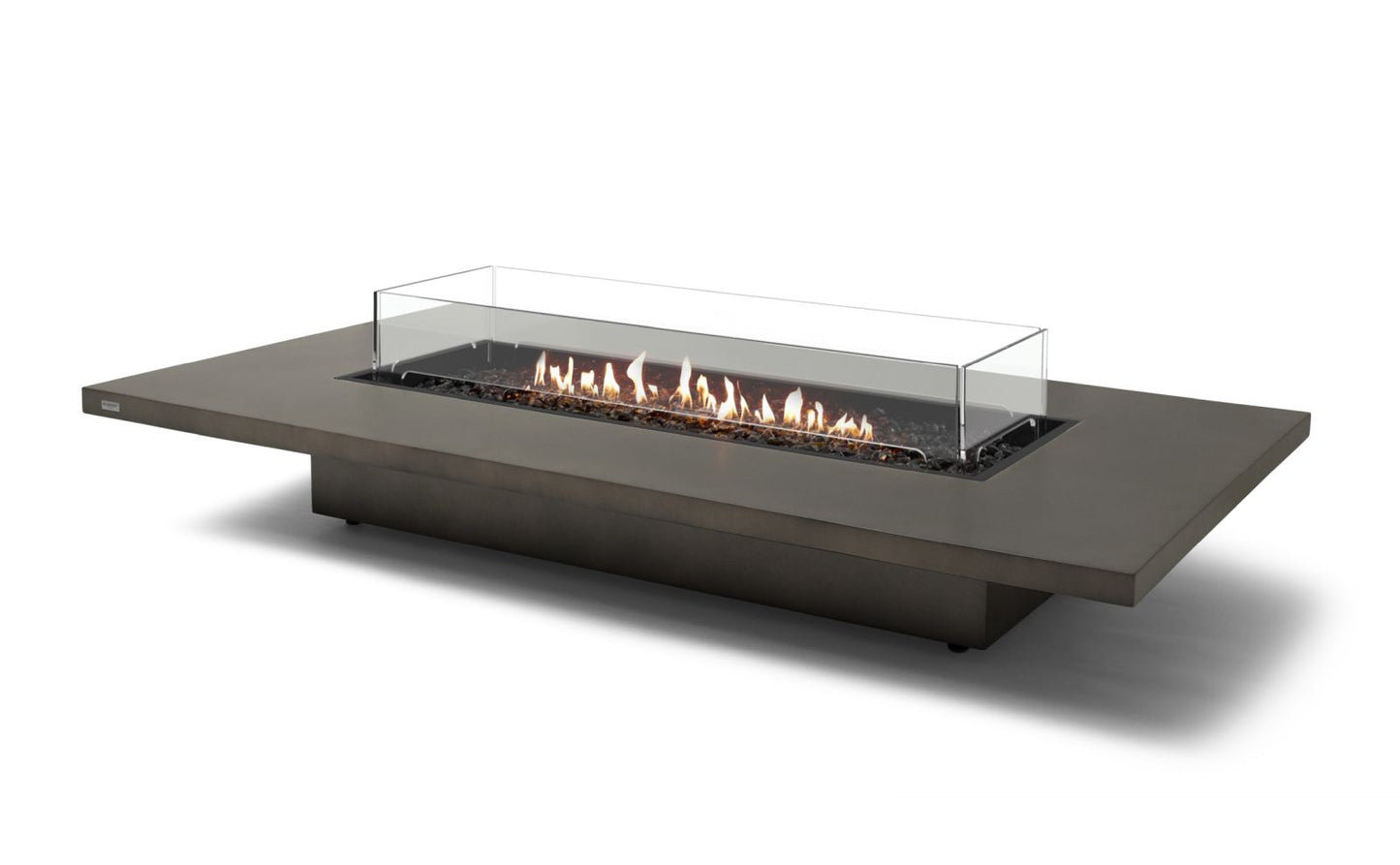 EcoSmart Fire Daiquiri 70 Gas Fire Pit Table Natural