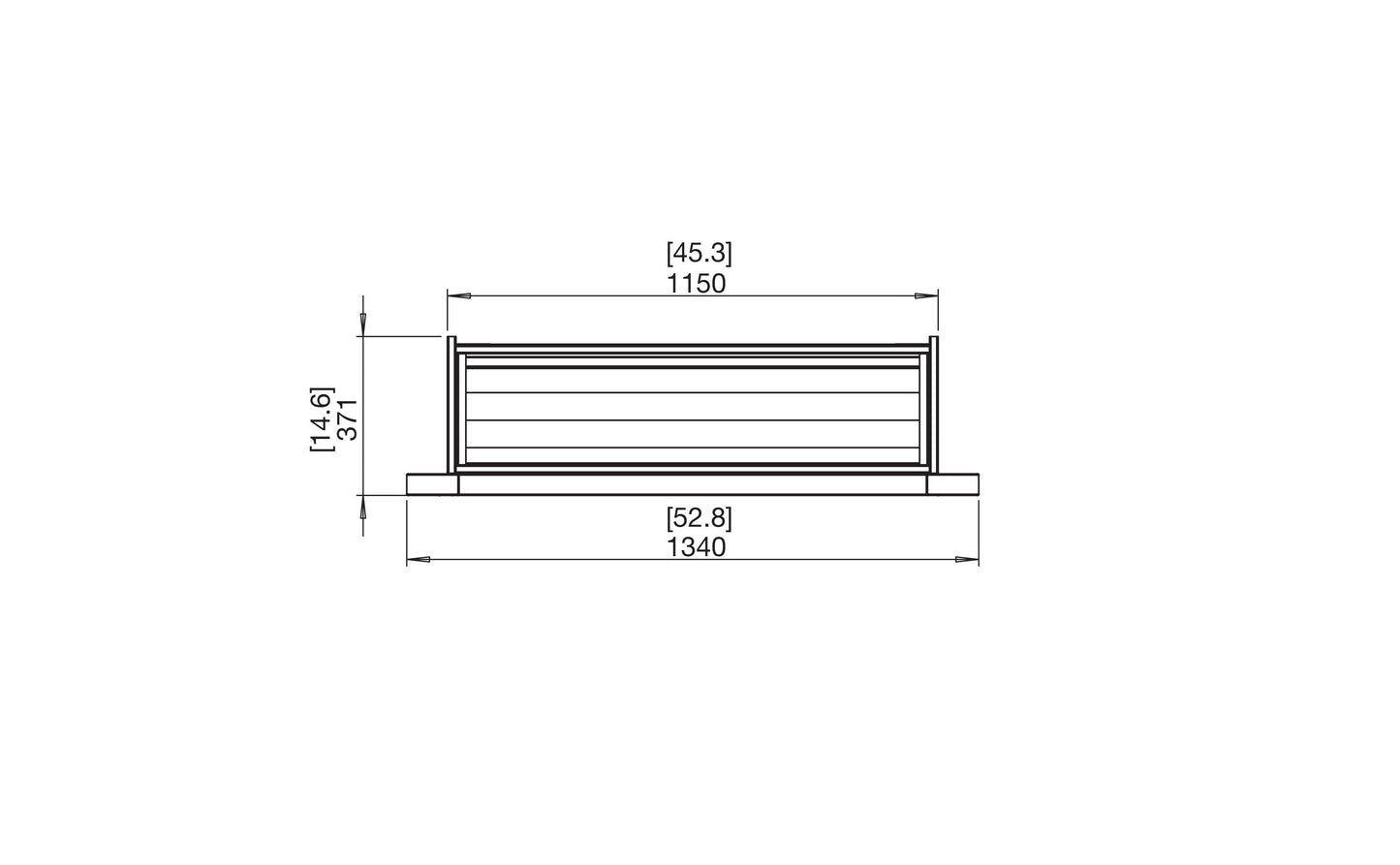 EcoSmart Firebox 1100CV Curved Fireplace Black