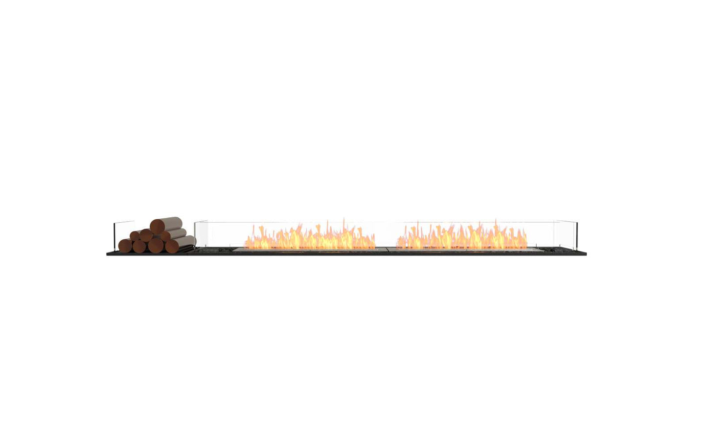 EcoSmart Flex Bioethanol Fireplace 104BN BX1 Bench Black