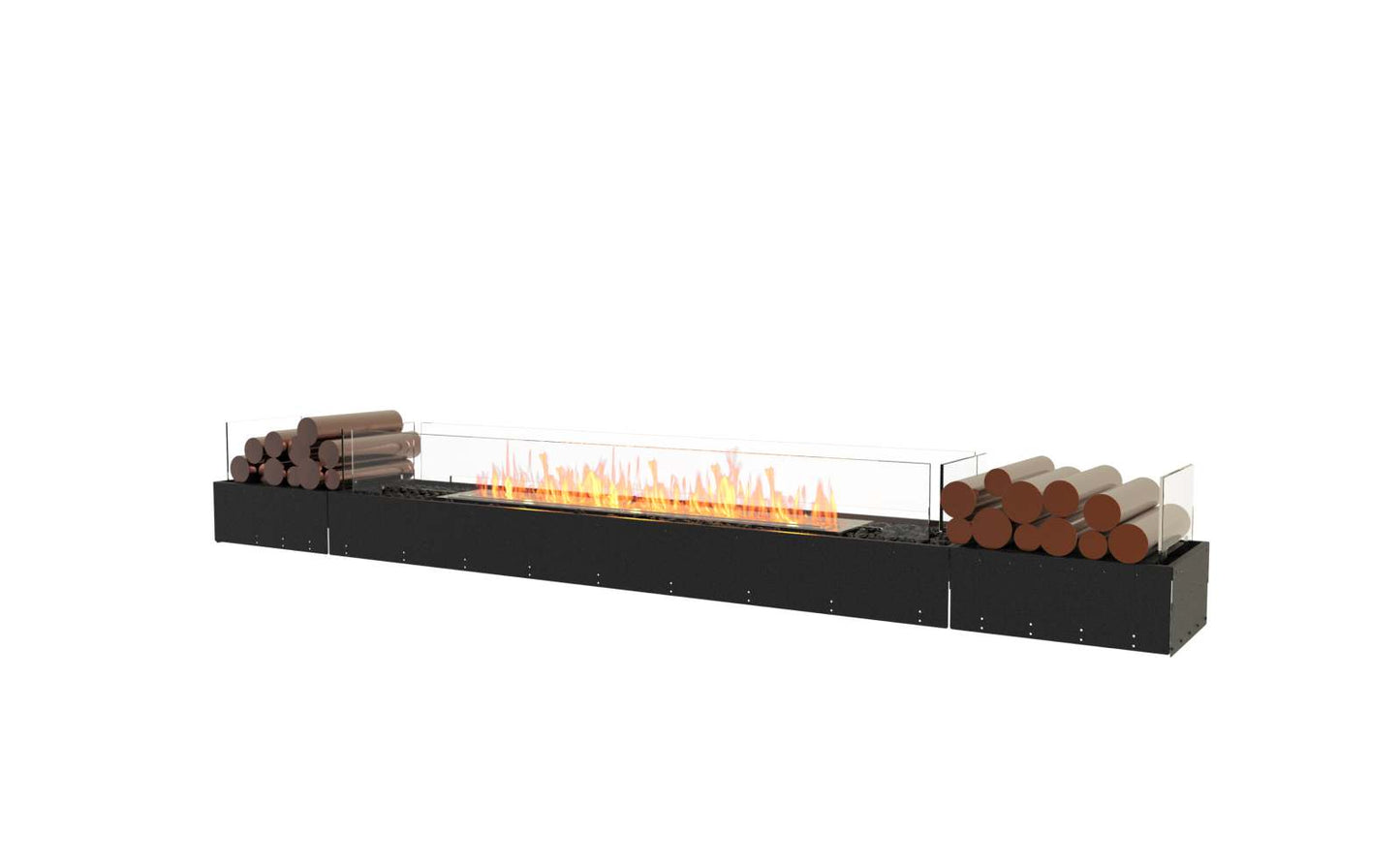 EcoSmart Flex Bioethanol Fireplace 104BN BX2 Bench Black
