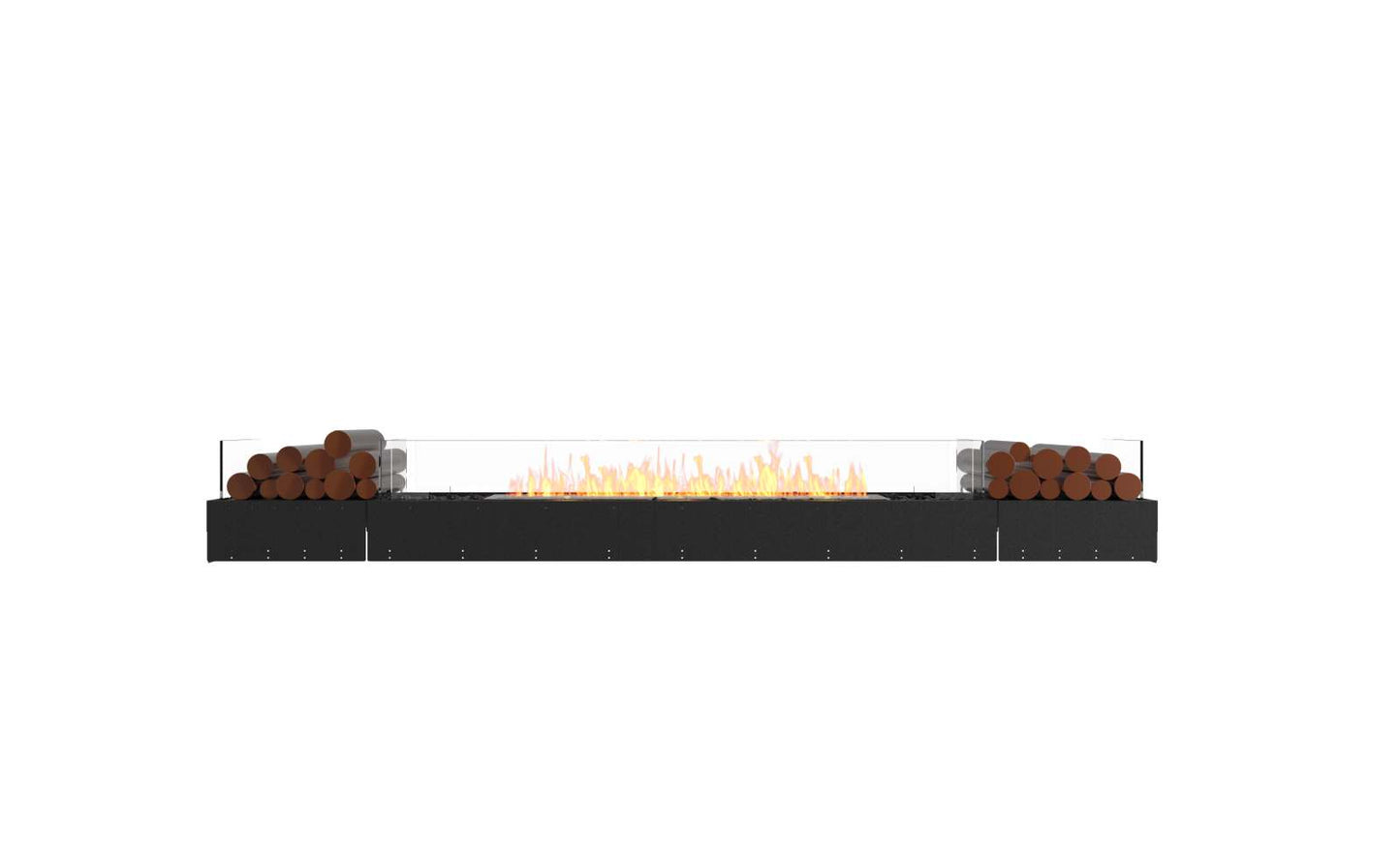 EcoSmart Flex Bioethanol Fireplace 104BN BX2 Bench Black