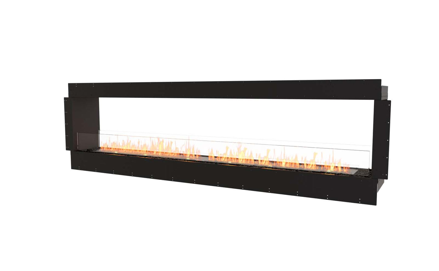 EcoSmart Flex Bioethanol Fireplace 104DB Double Sided Black