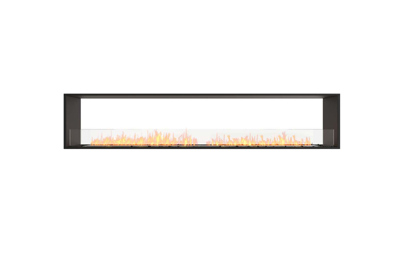EcoSmart Flex Bioethanol Fireplace 104DB Double Sided Black