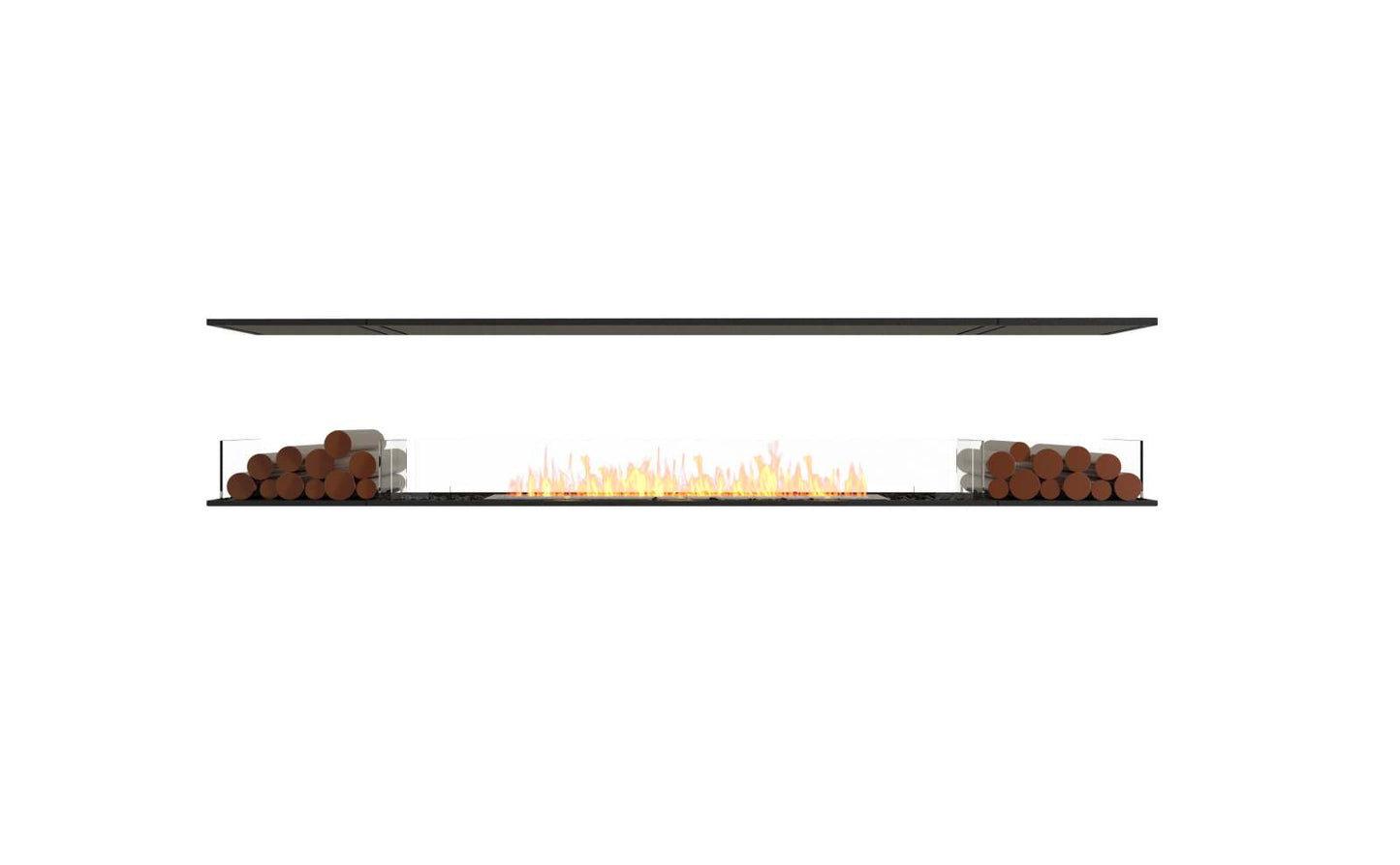 EcoSmart Flex Bioethanol Fireplace 104IL BX2 Island Black