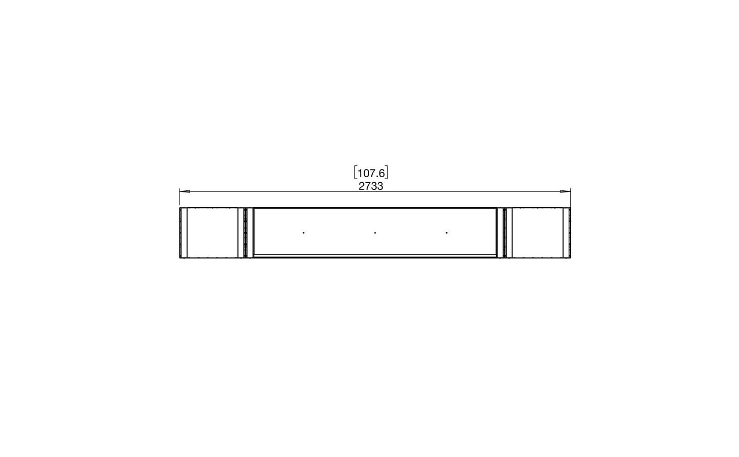 EcoSmart Flex Bioethanol Fireplace 104IL BX2 Island Black