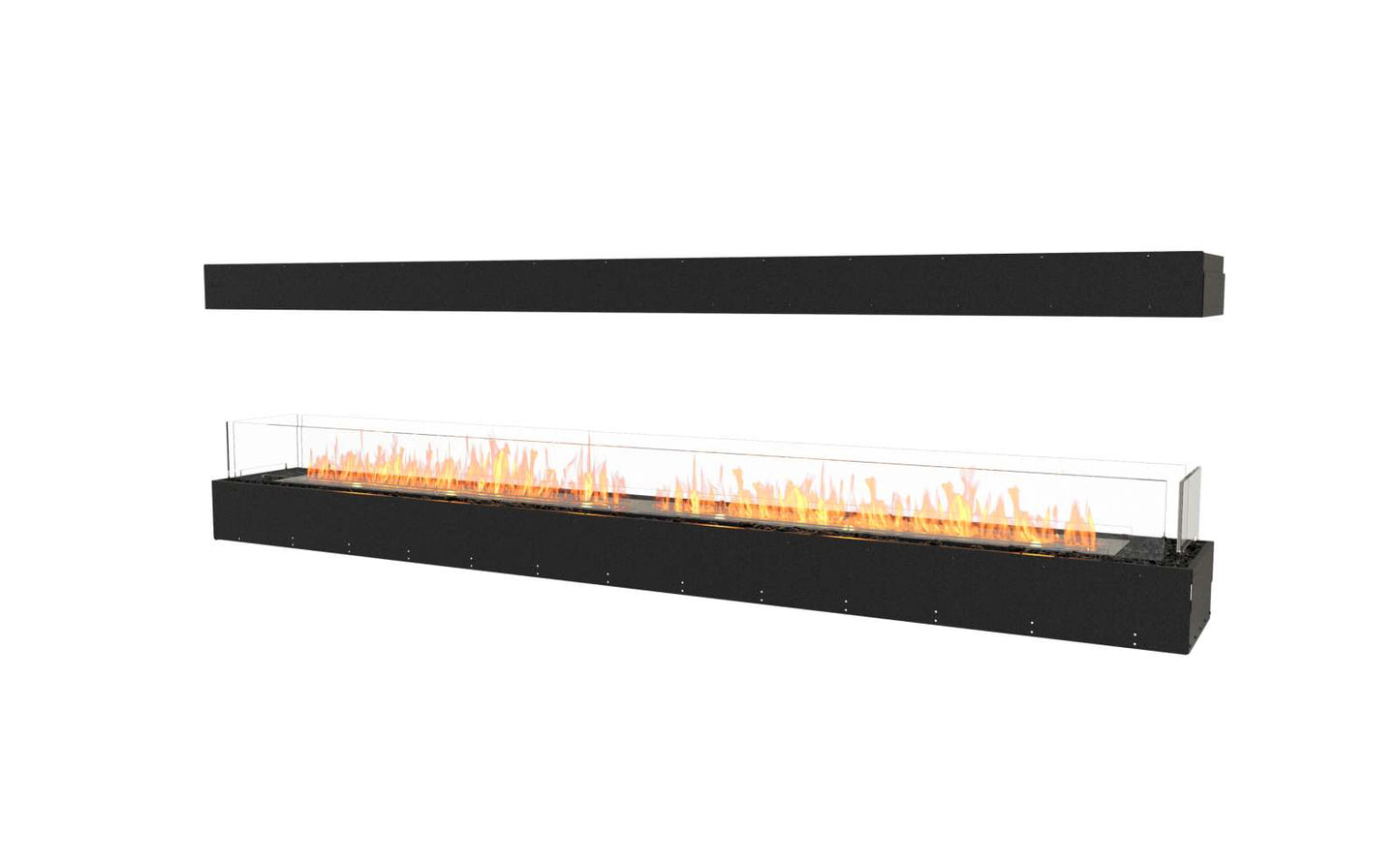EcoSmart Flex Bioethanol Fireplace 104IL Island Black