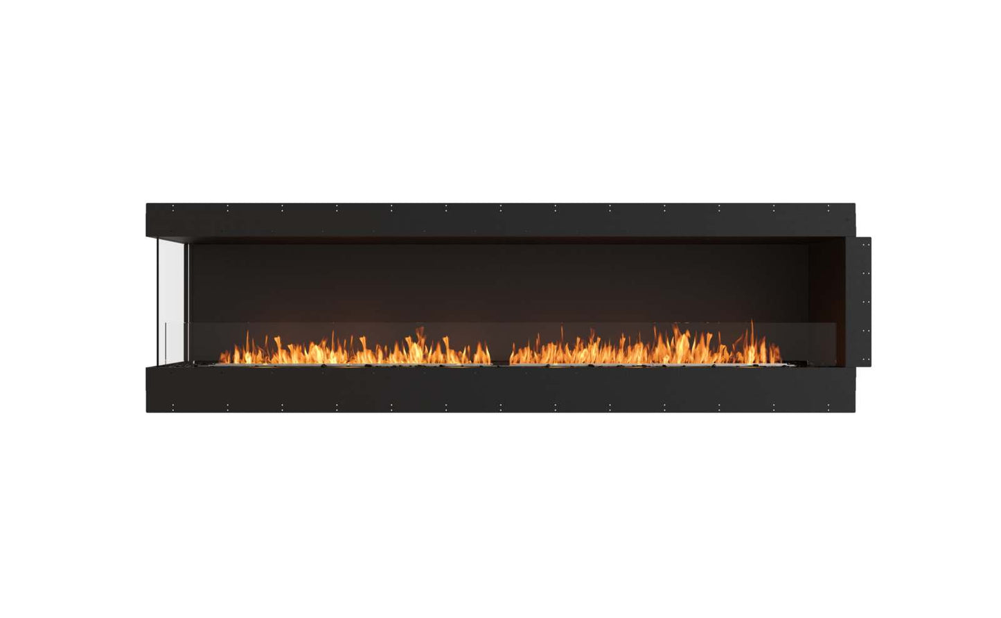 EcoSmart Flex Bioethanol Fireplace 104LC Left Corner Black