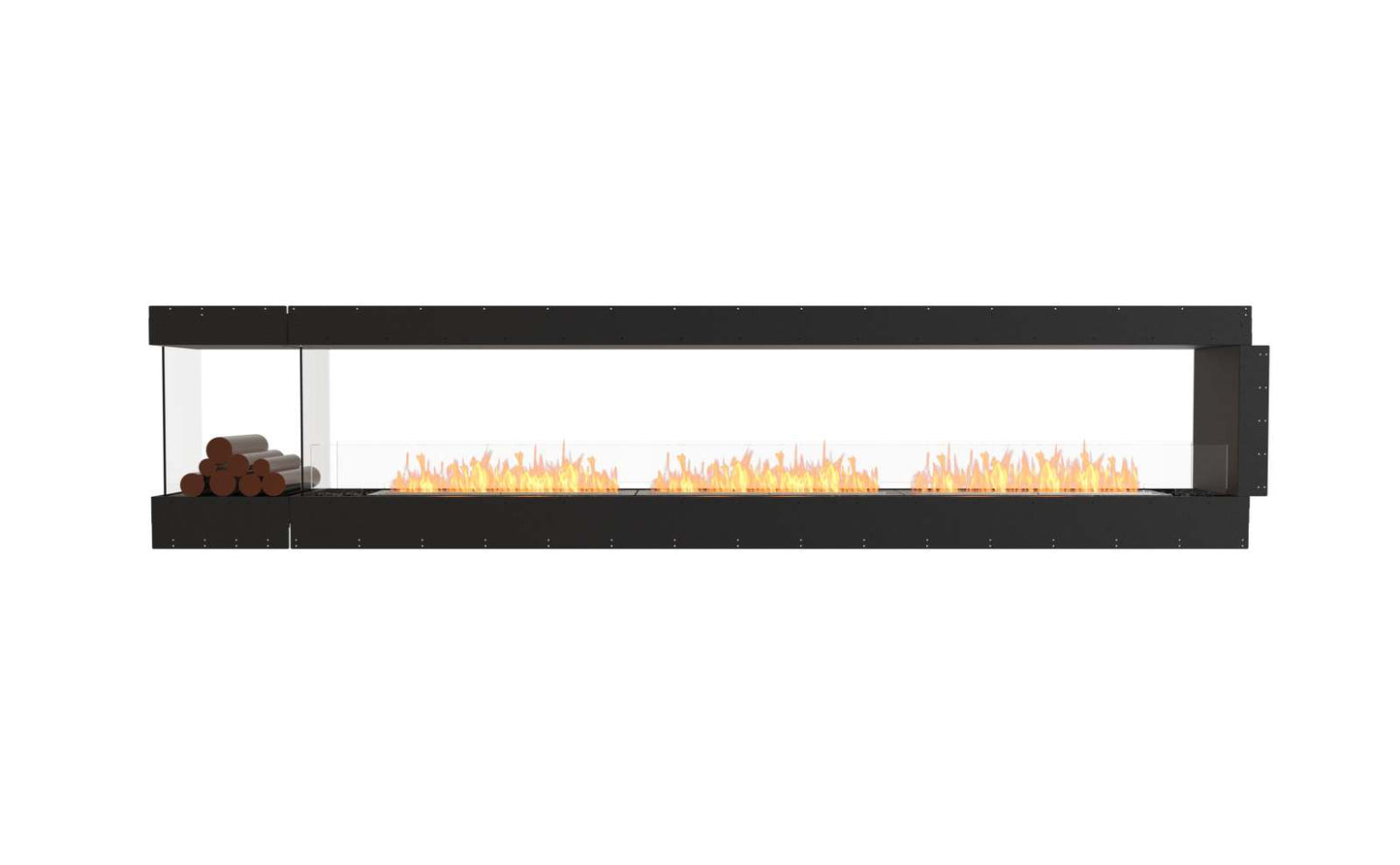 EcoSmart Flex Bioethanol Fireplace 140PN BXL Peninsula Black
