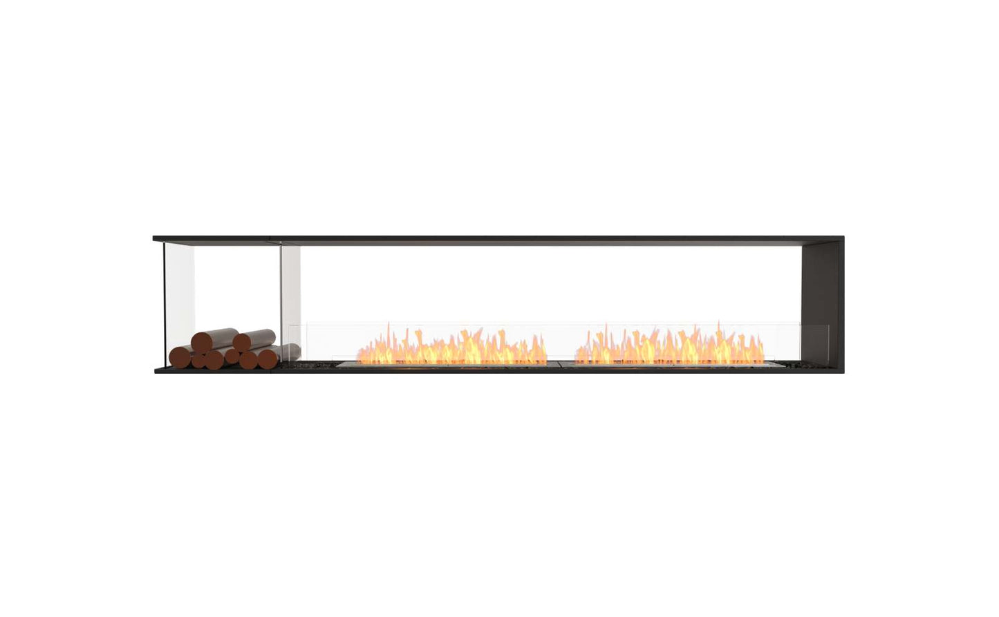 EcoSmart Flex Bioethanol Fireplace 104PN BXL Peninsula Black